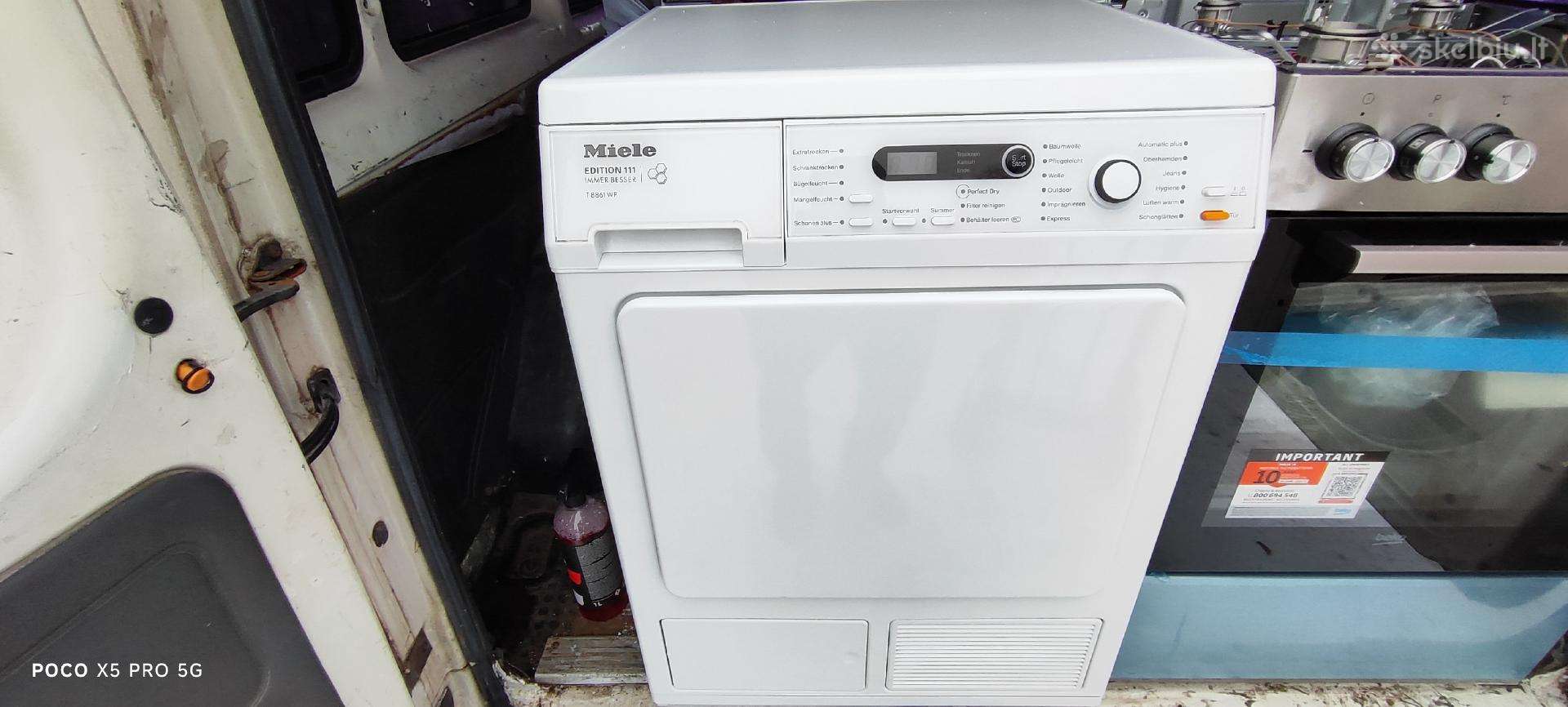 Miele T7644c Miele T8861wp su šilumos siurbliu