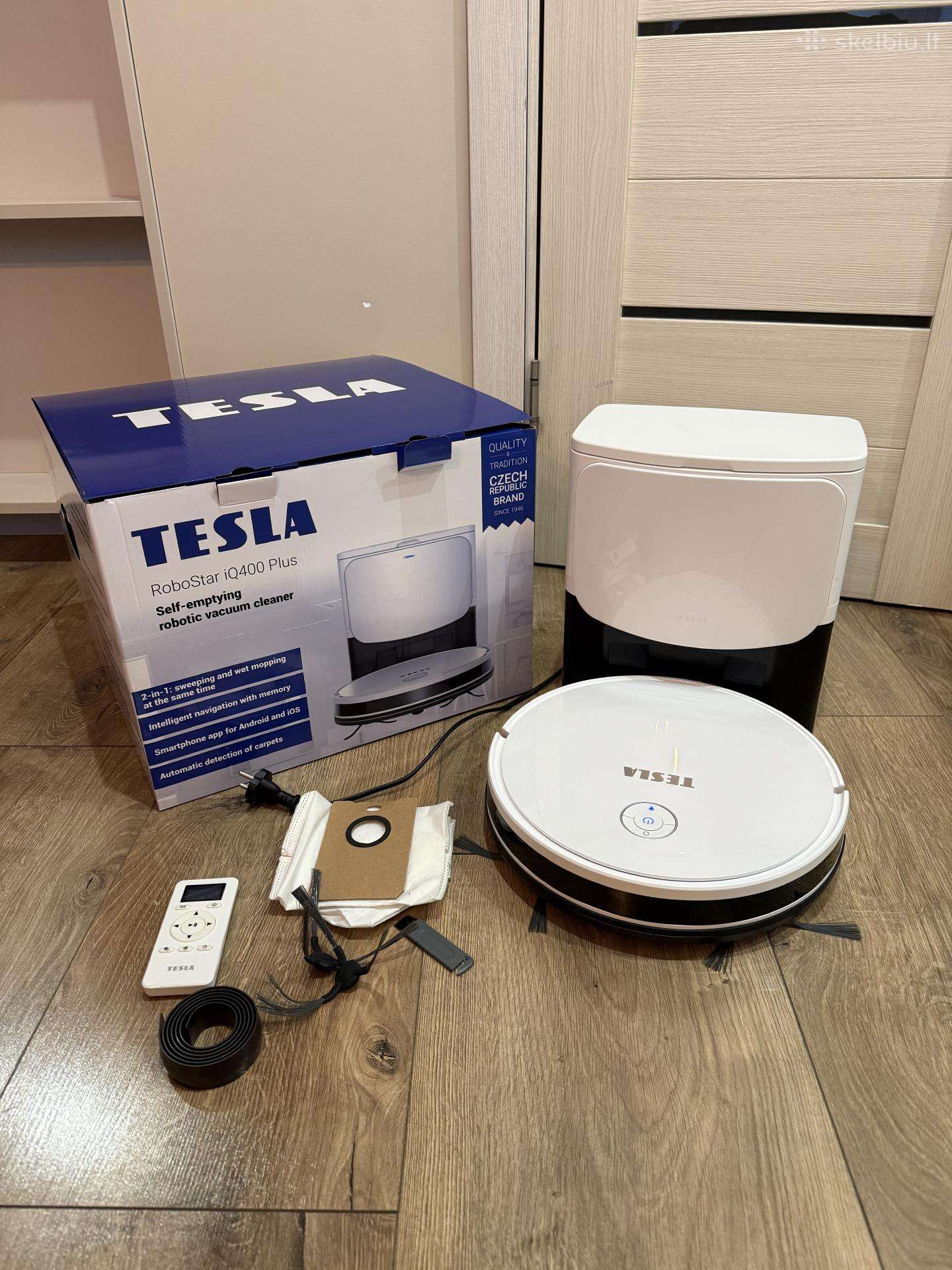 Robotas siurblys Tesla Robostar iq400 Plus (su sav