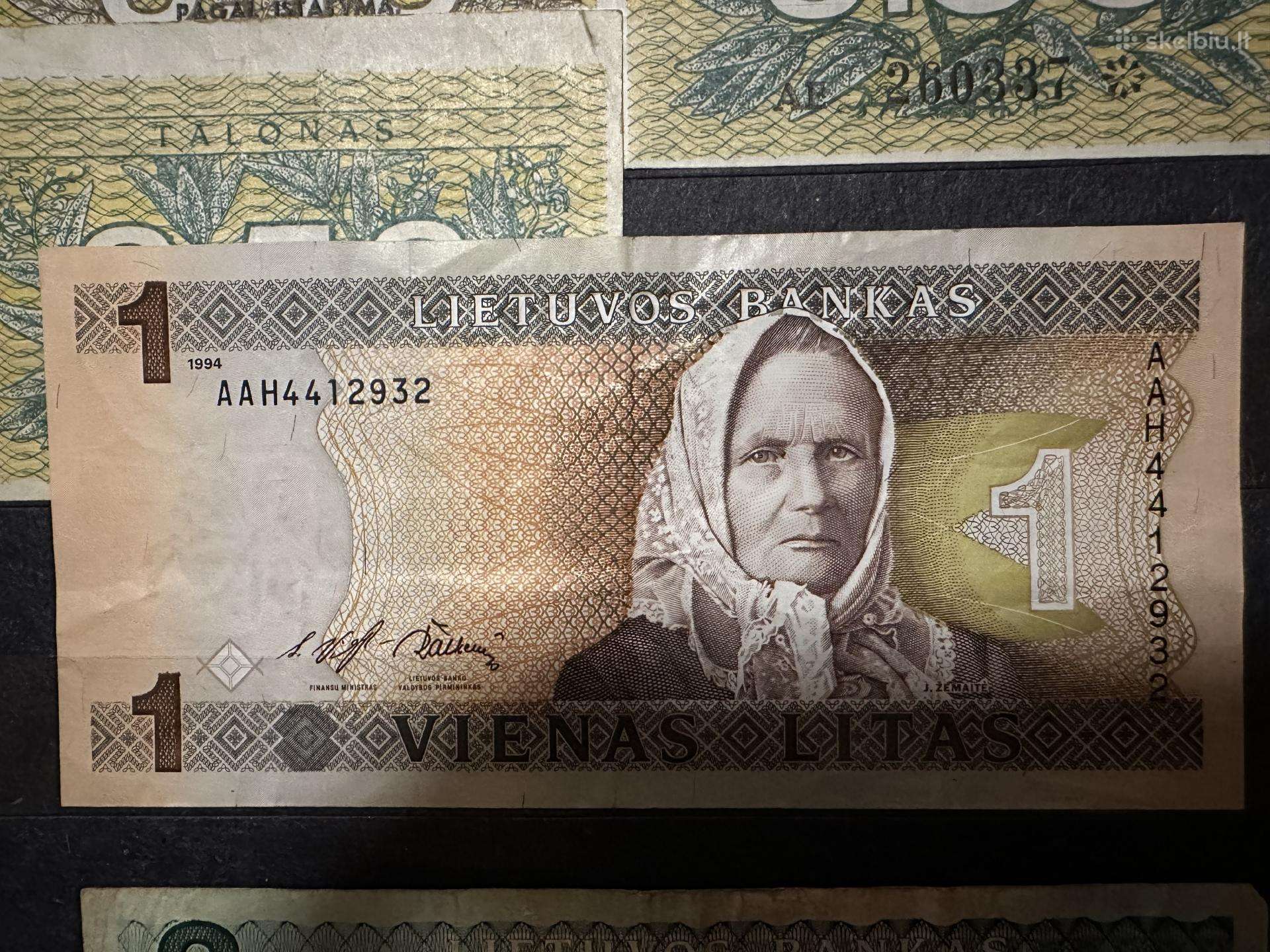 1 litas Žemaitė