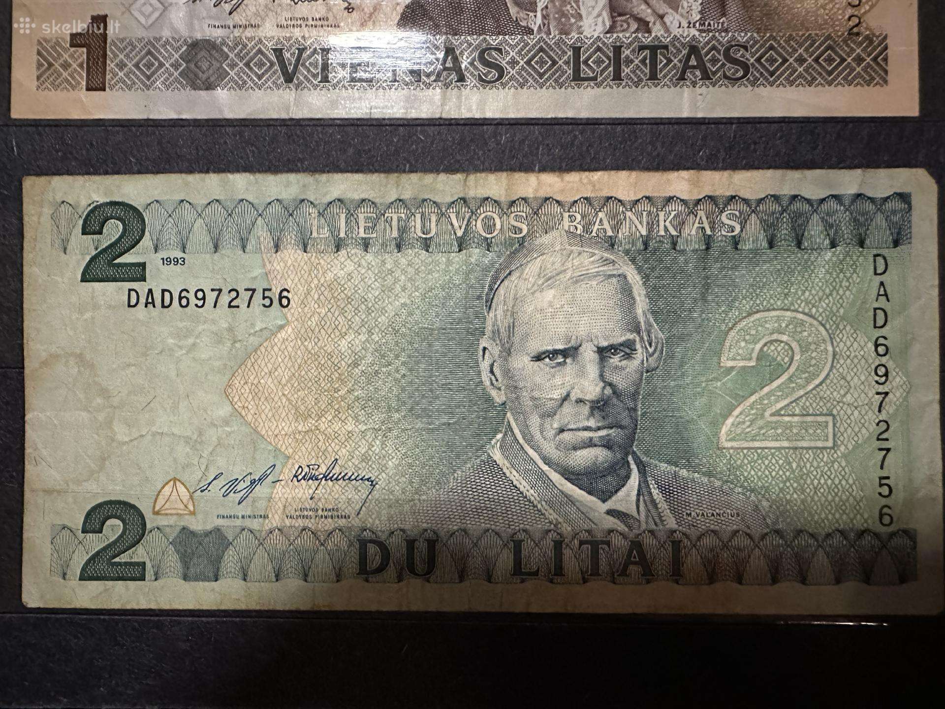 2 litai 1993 m.