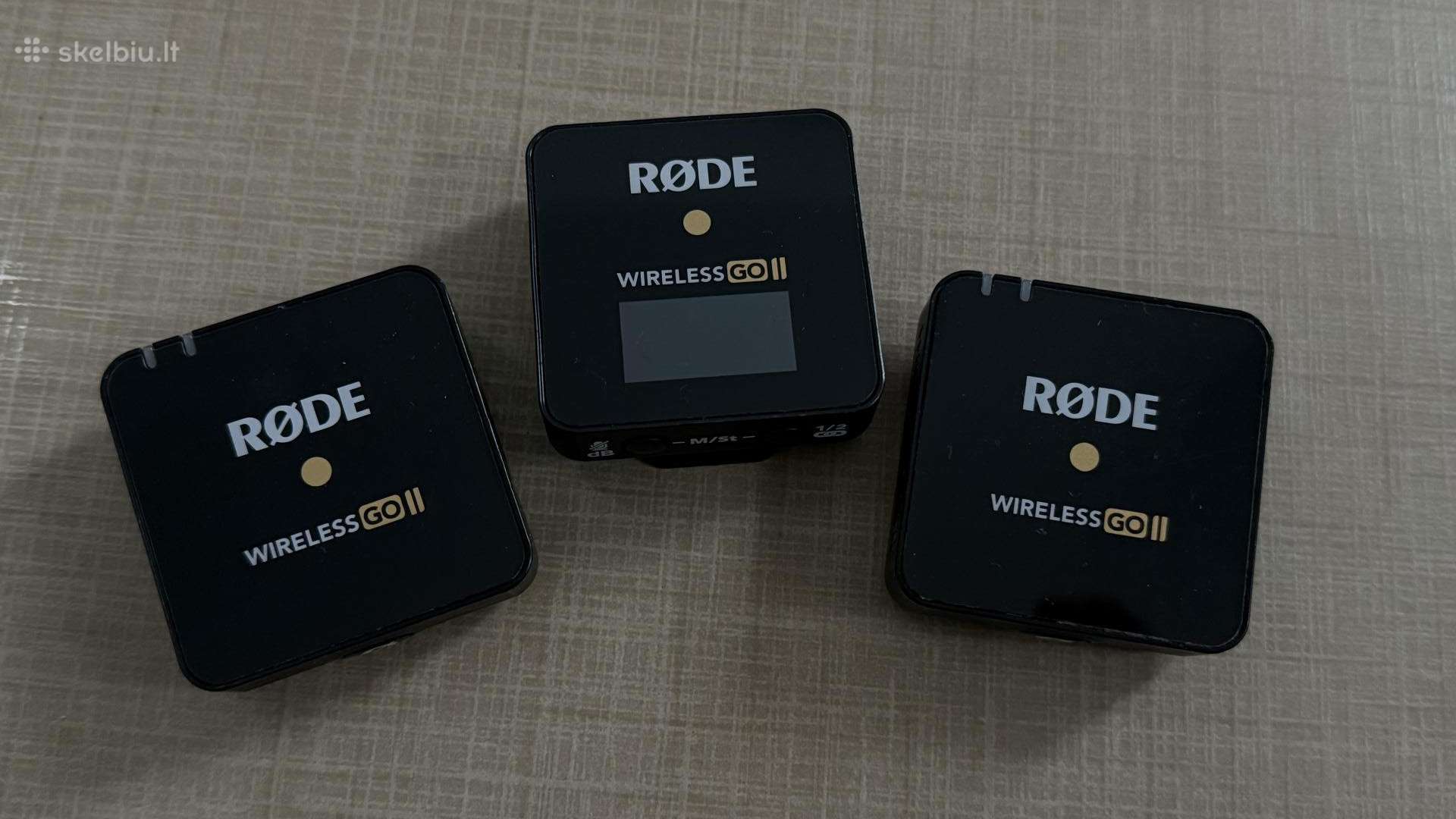 Parduodu Rode Wireless Go II komplektą su priedais