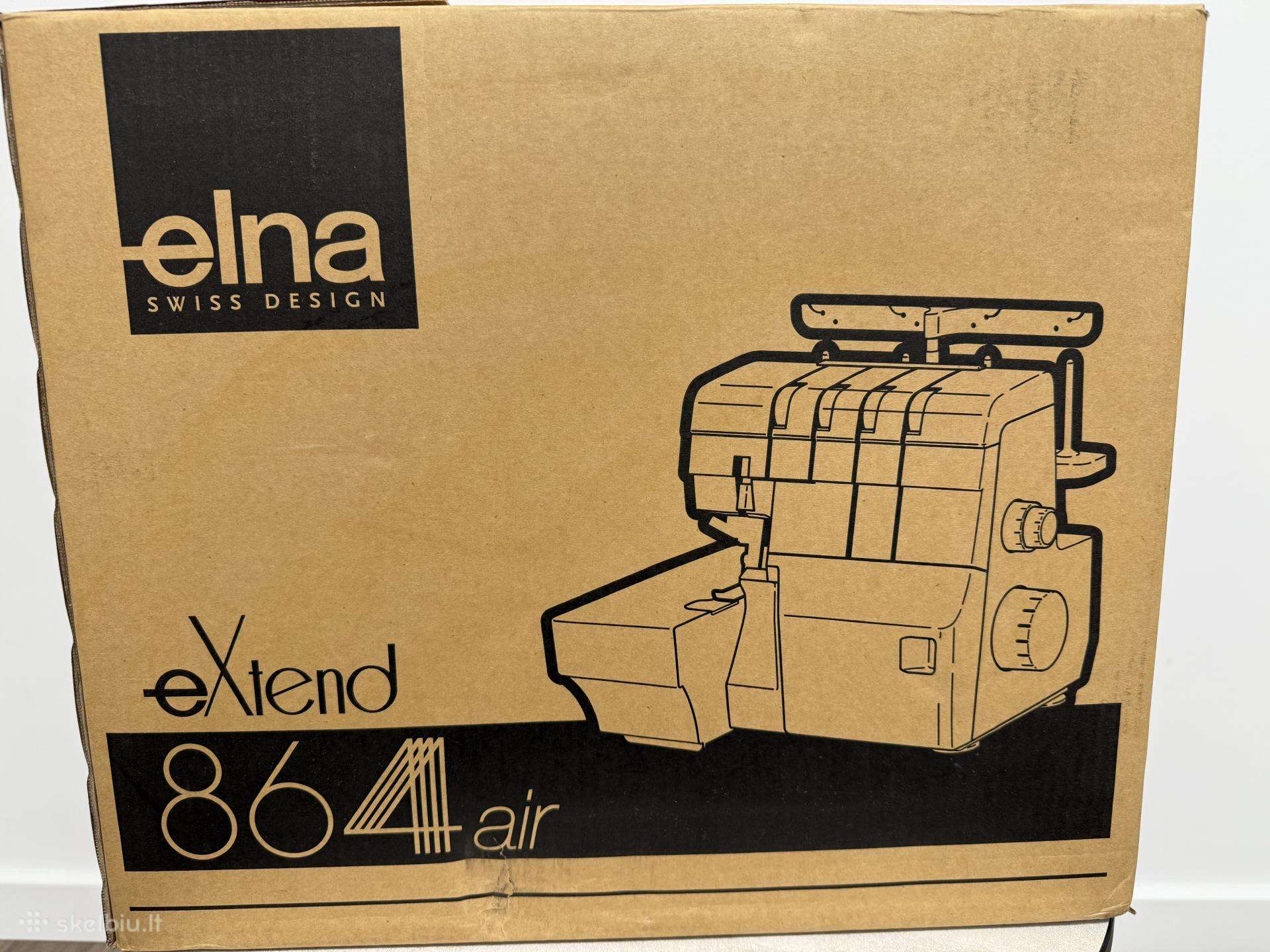 „Elna extend 864air“ overlokas.