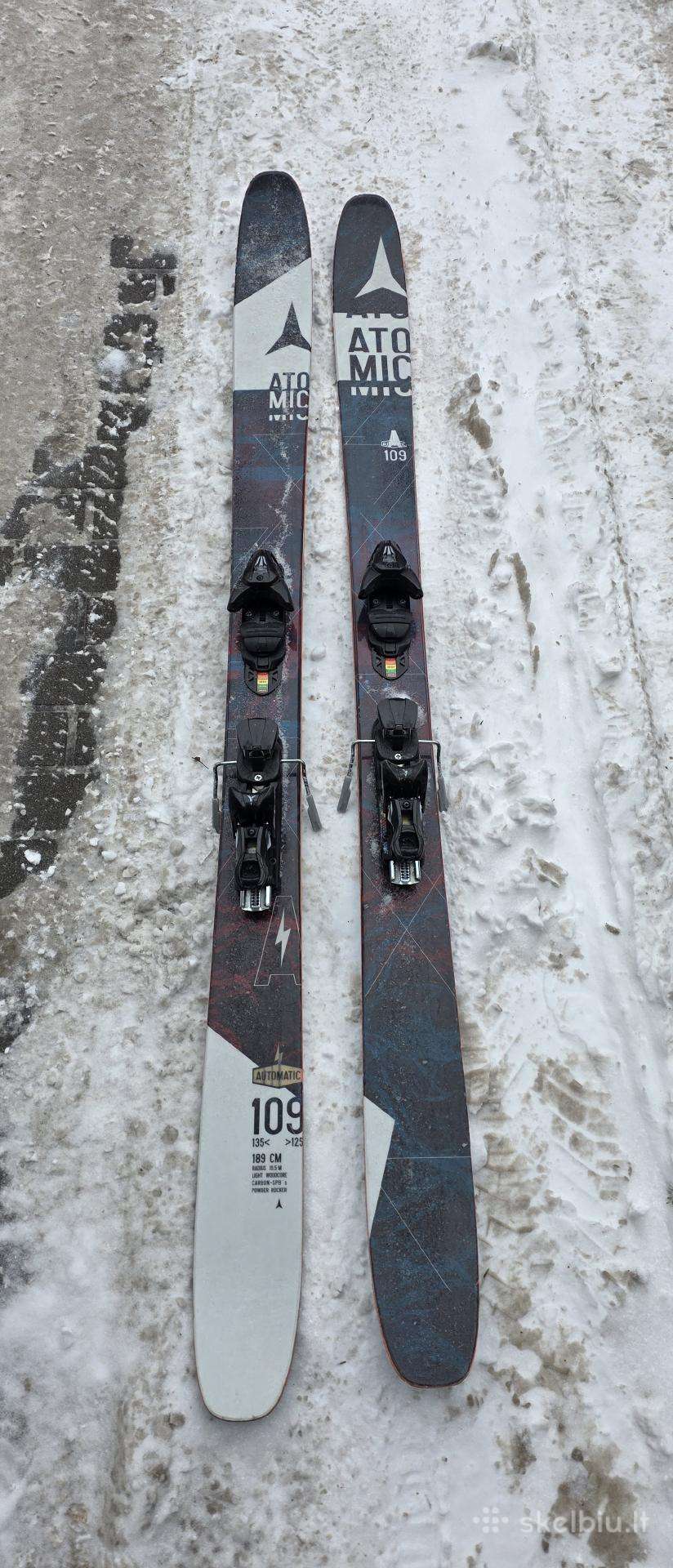 Atomic bent chetler 192 powder freeride slides