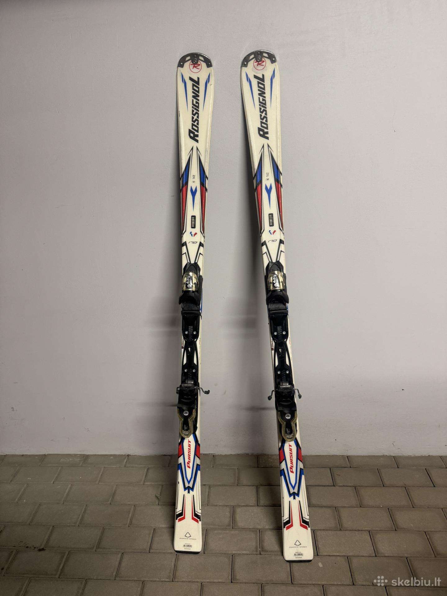 Rossignol Pursuit 170 cm kalnų slidės su defektu