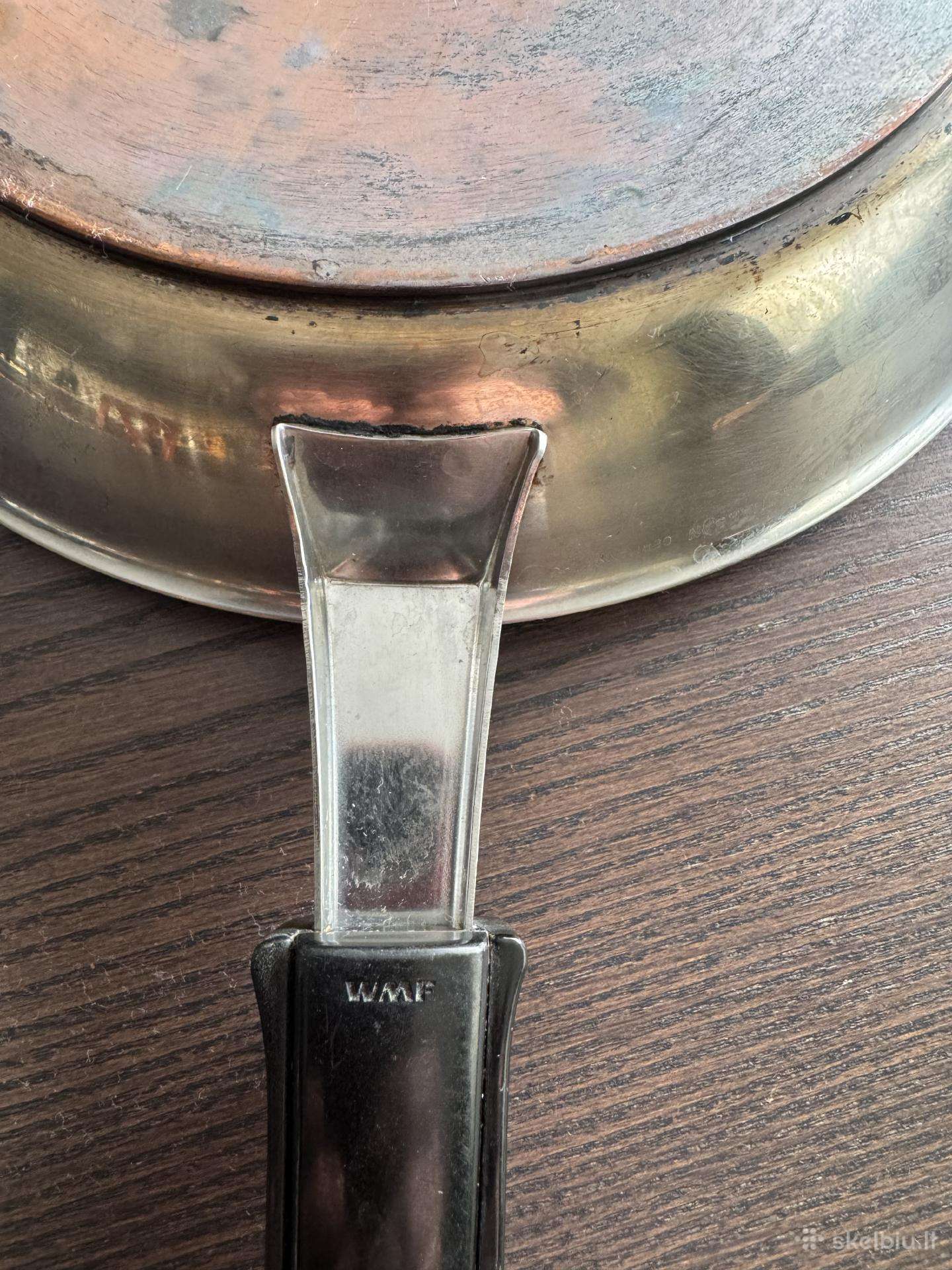 Wmf nerūdijančio plieno keptuvė ir Berghoff kept.