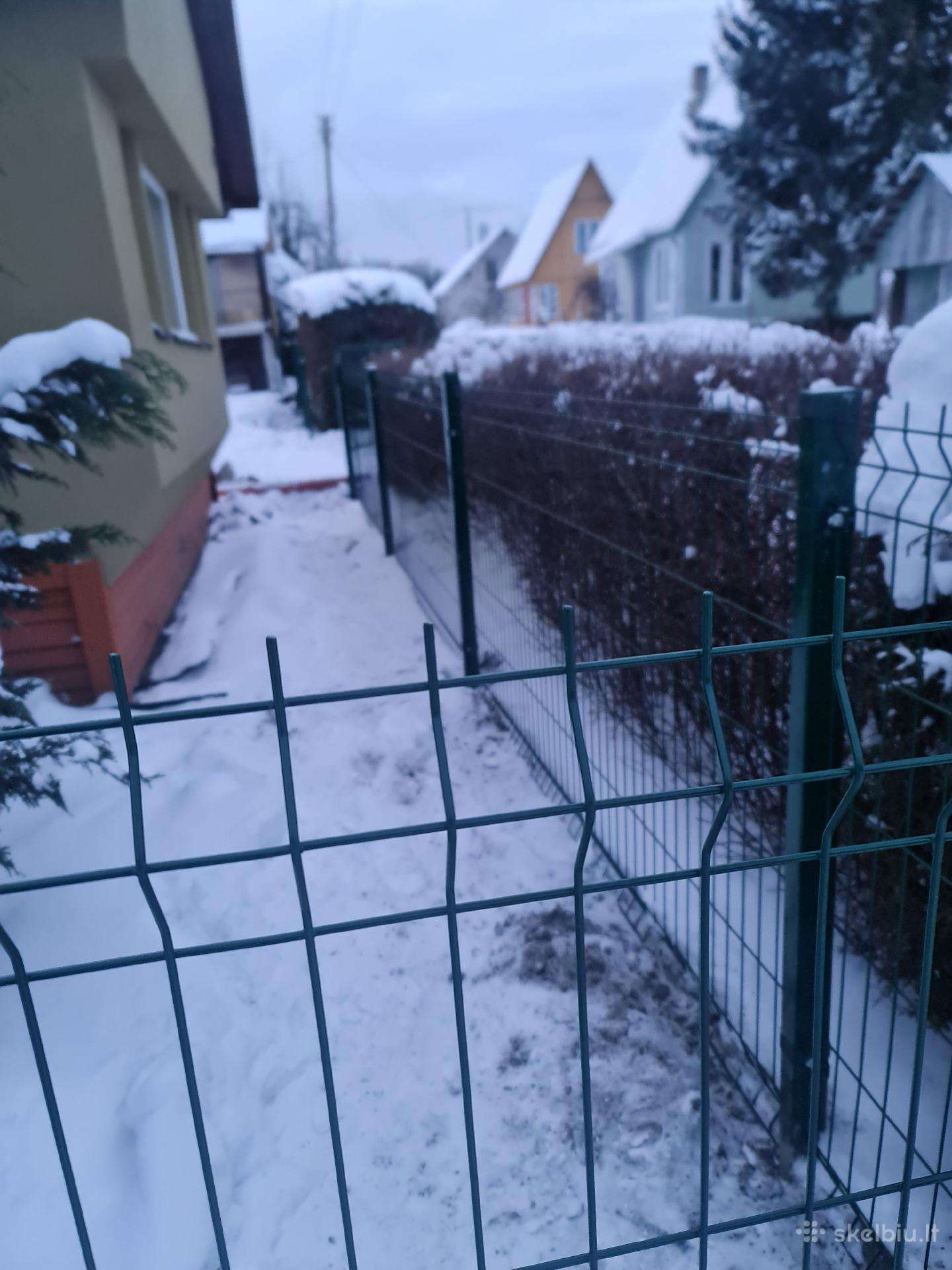 Segmentinės tvoros,skardinės iš tvoralenčių tvoros