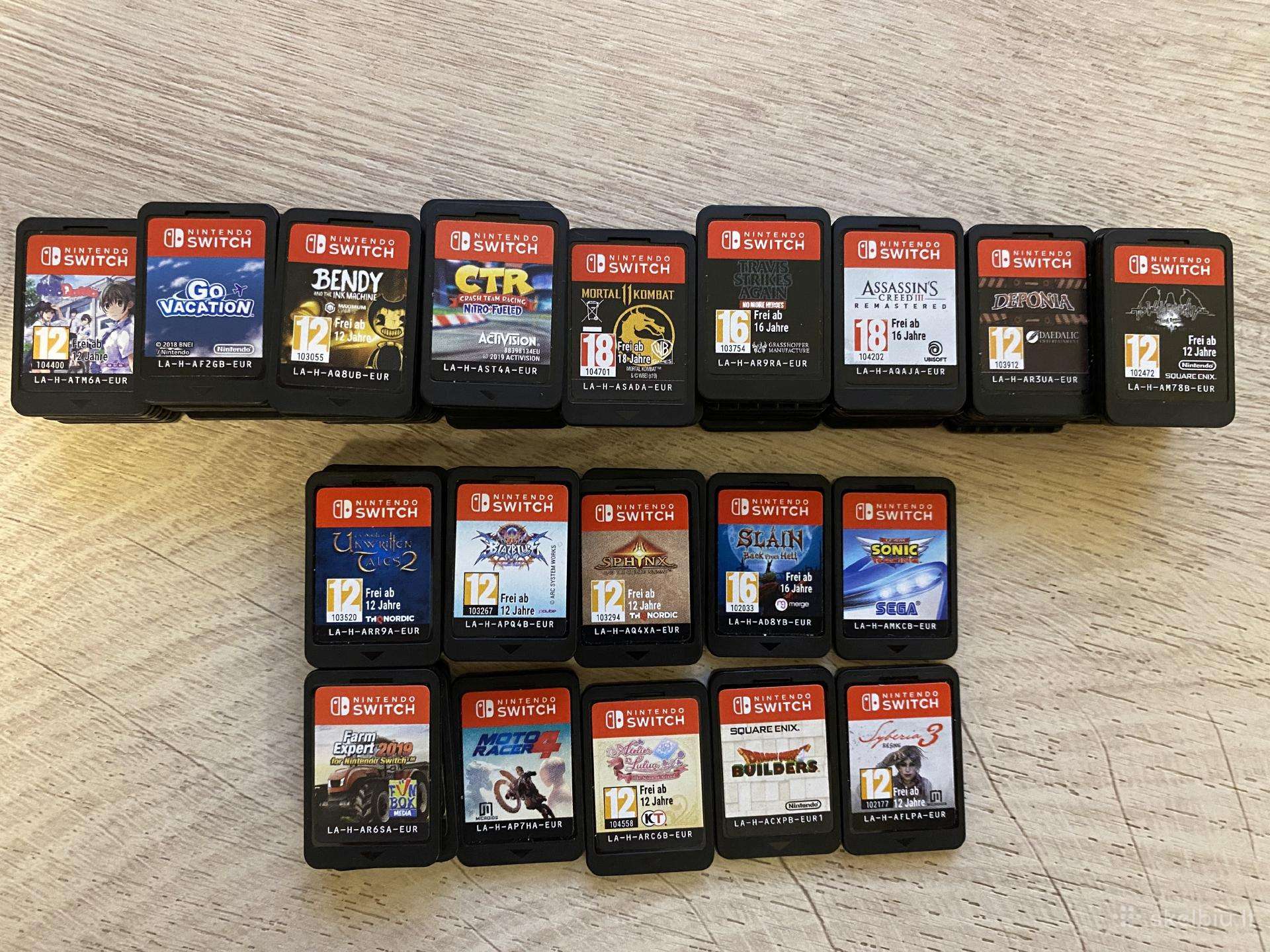Nintendo switch žaidimai