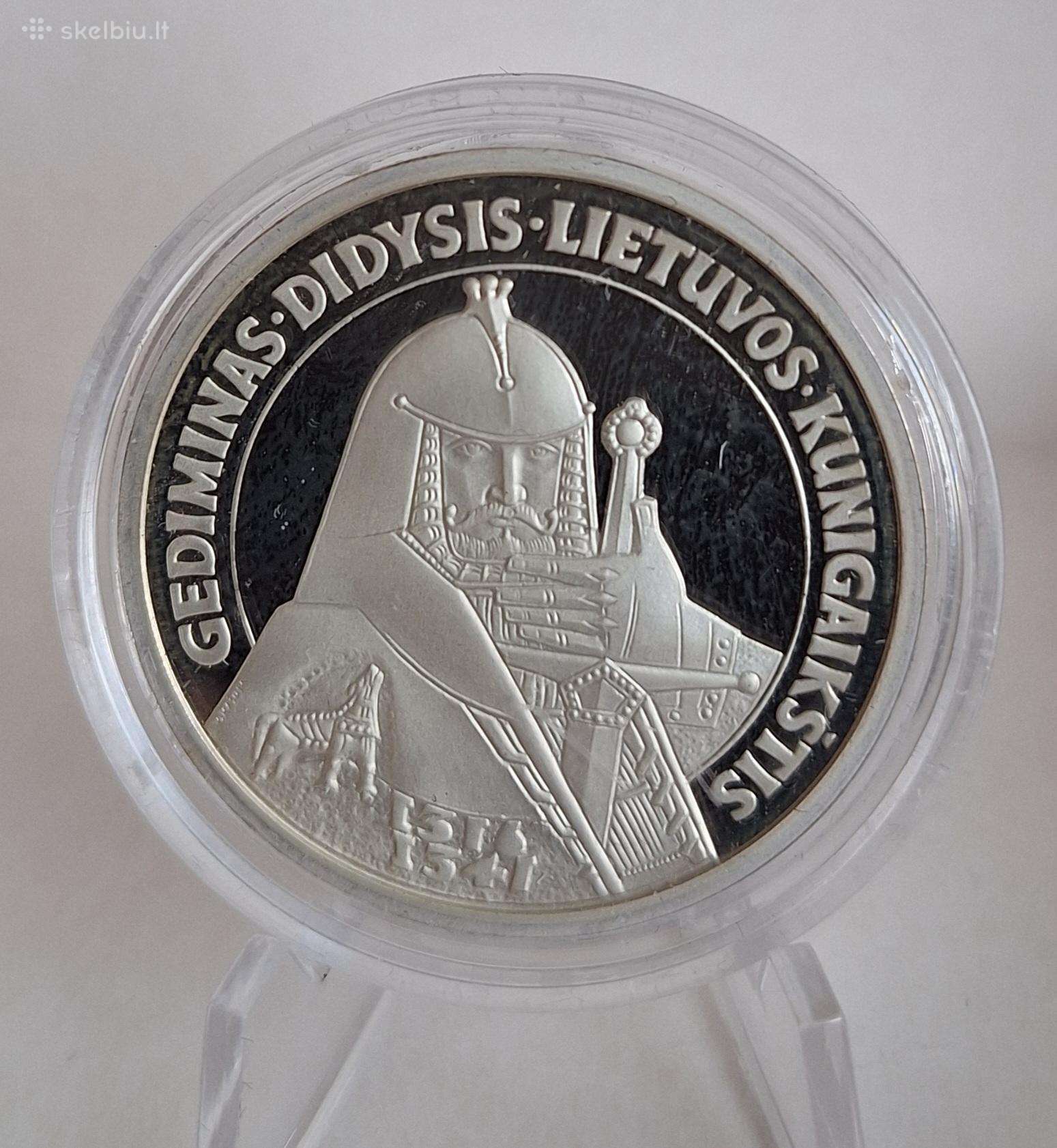 Gediminas Didysis Lietuvos Kunigaikštis 1996 Ag
