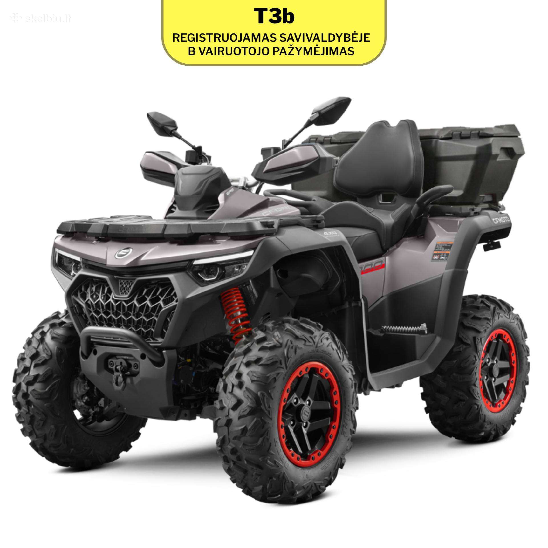 Naujasis Cfmoto Cforce 1000 G3 keturratis 63kw