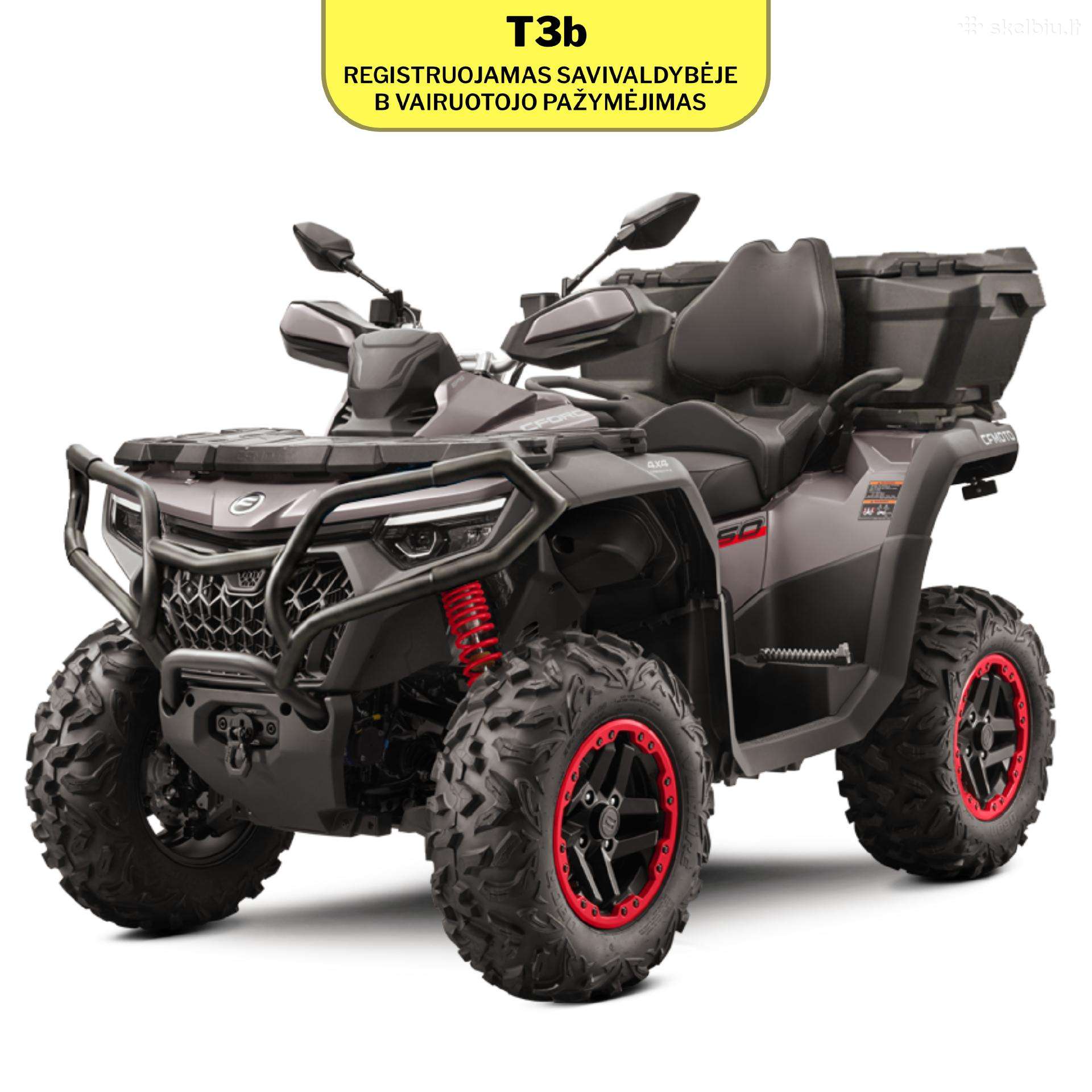 Cfmoto cforce 850 Touring keturratis T3b 2026m!