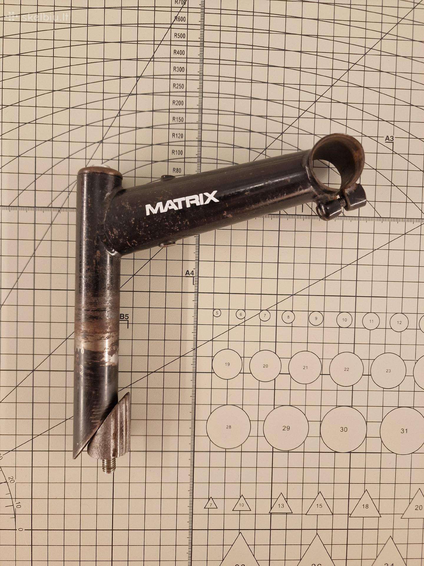 Matrix cr-mo vintage MTB iškyša (quill stem)