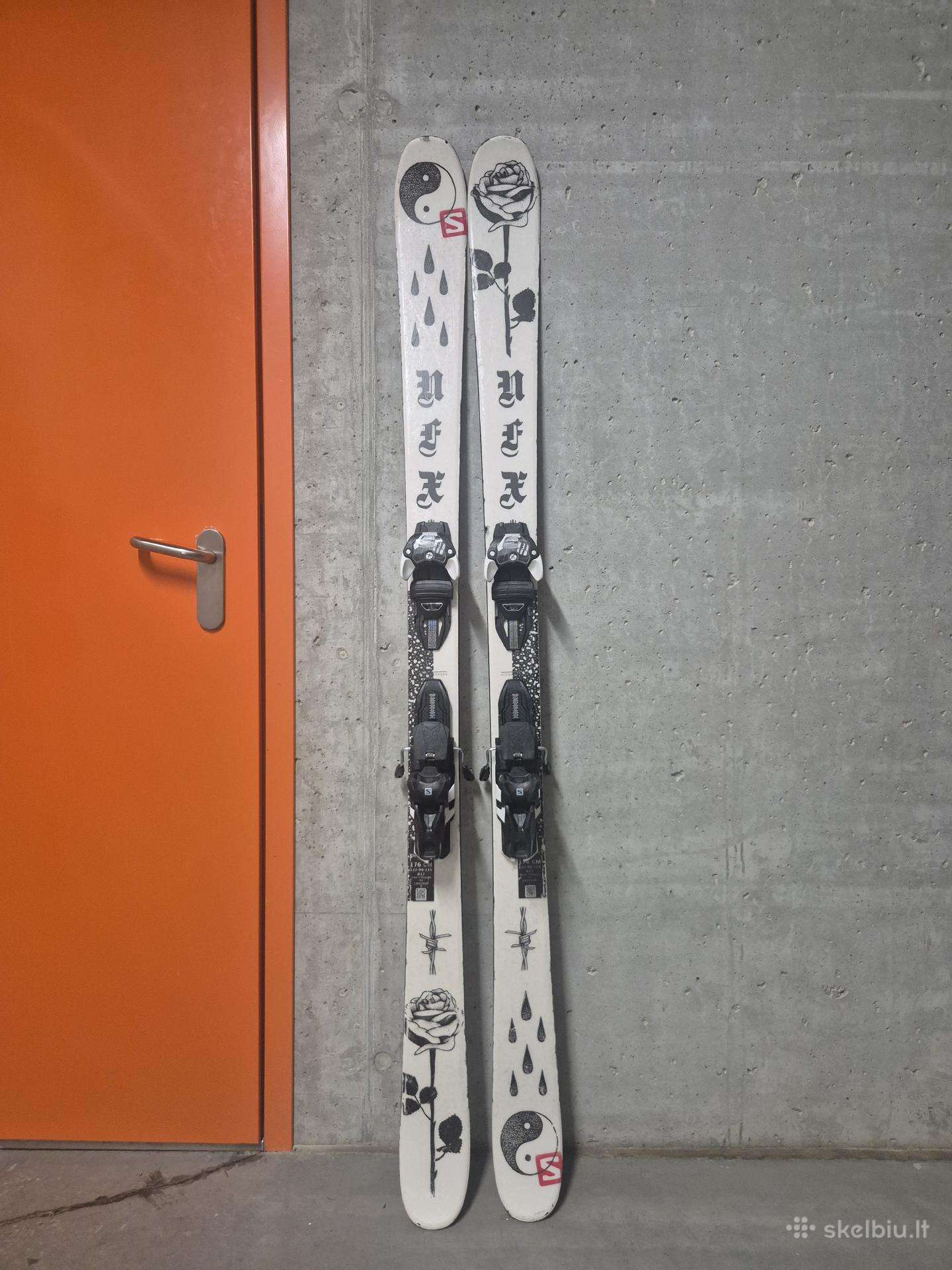 Salomon Nfx twintip freestyle skis ir apkaustai