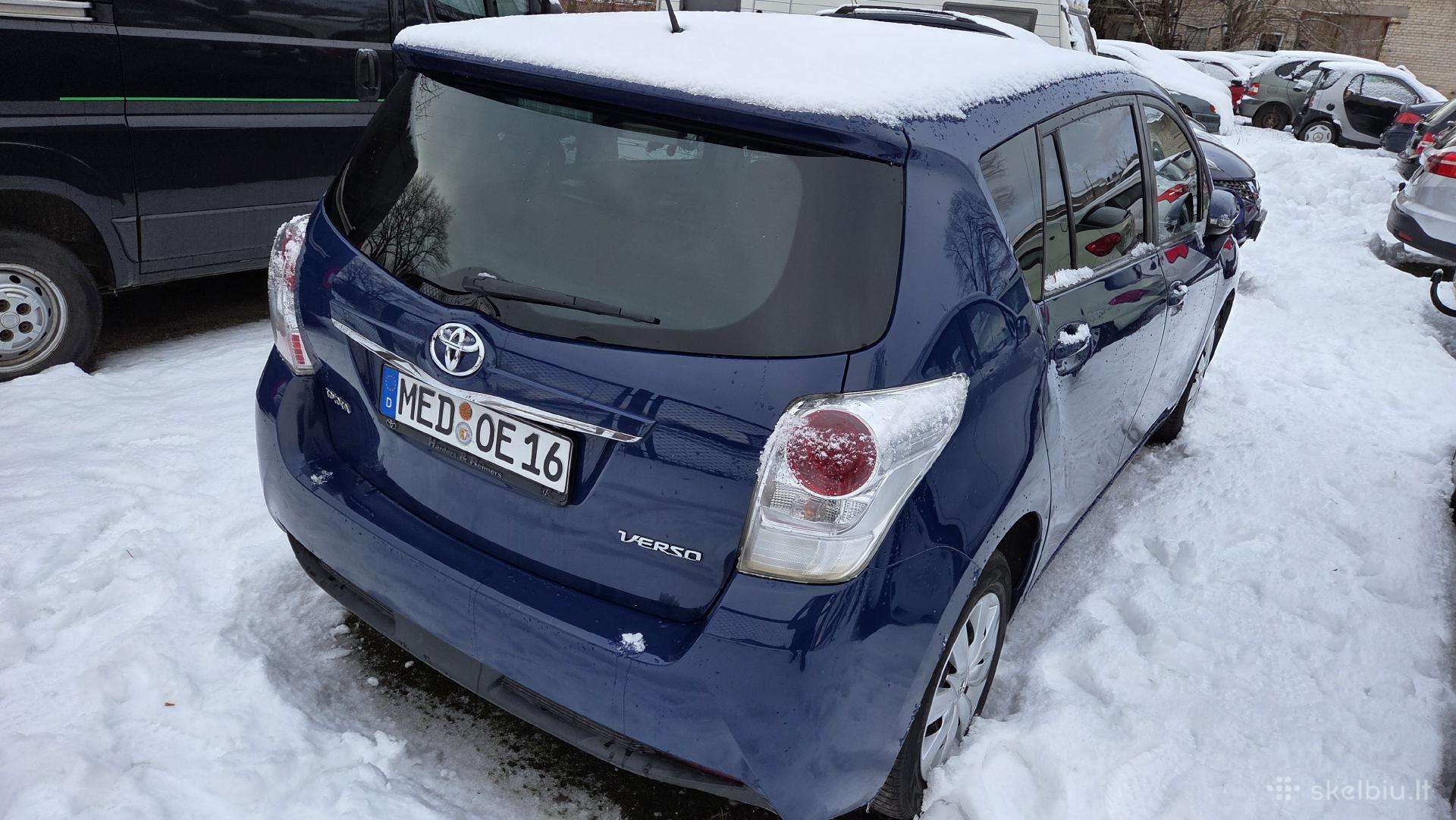 Toyota Verso 2014-09, tik 155000 km,ta-2m 7990 Eur