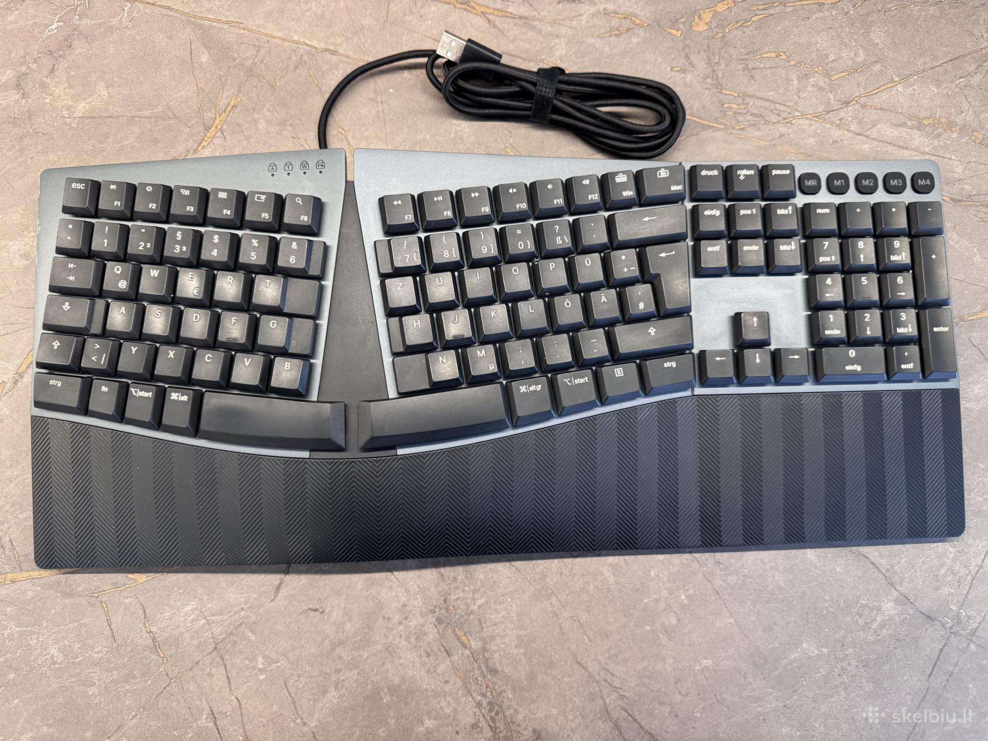 Perixx Periboard-535 ergonominė klaviatūra