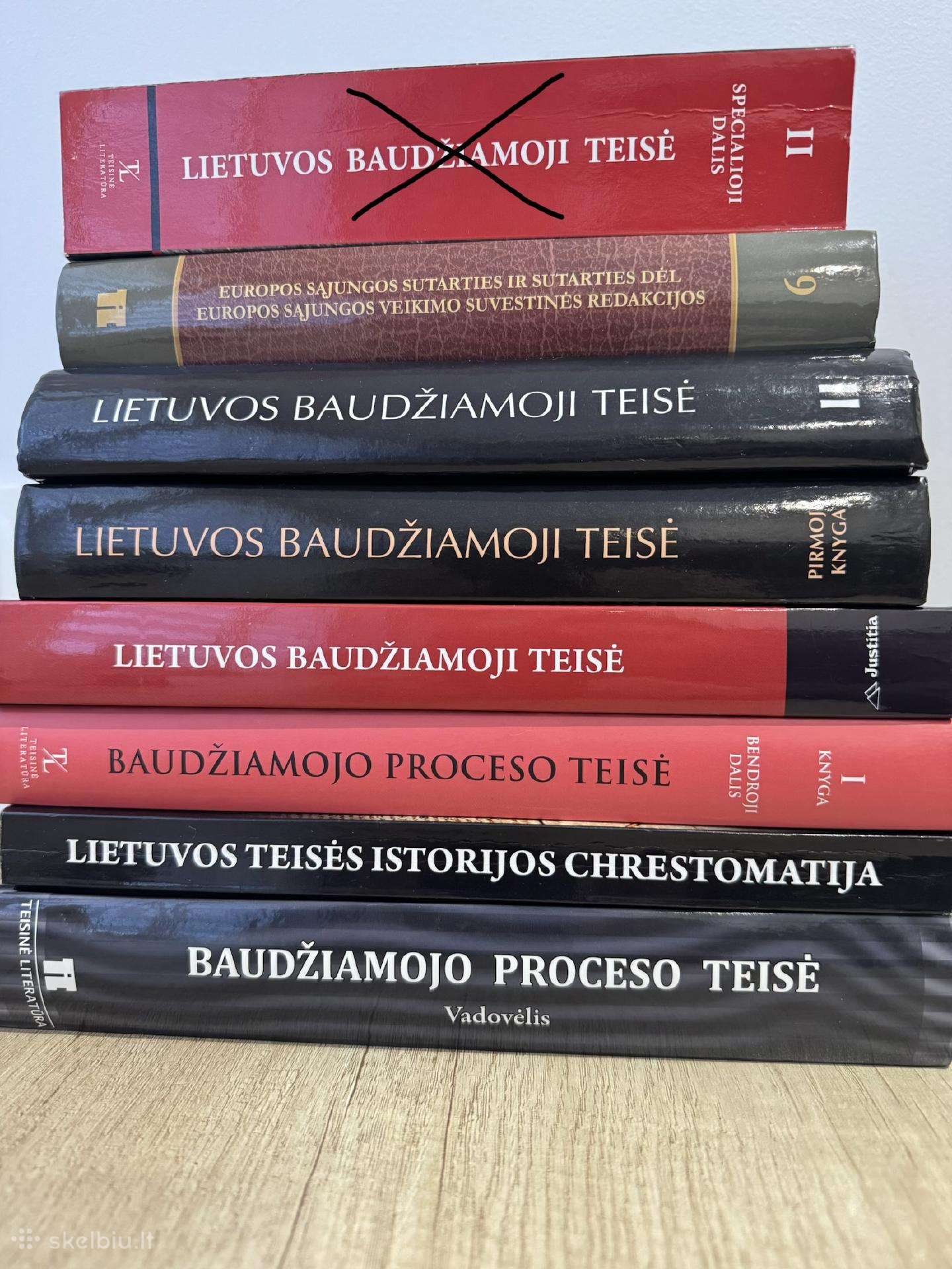 Parduodu teisės knygas bei kodeksus