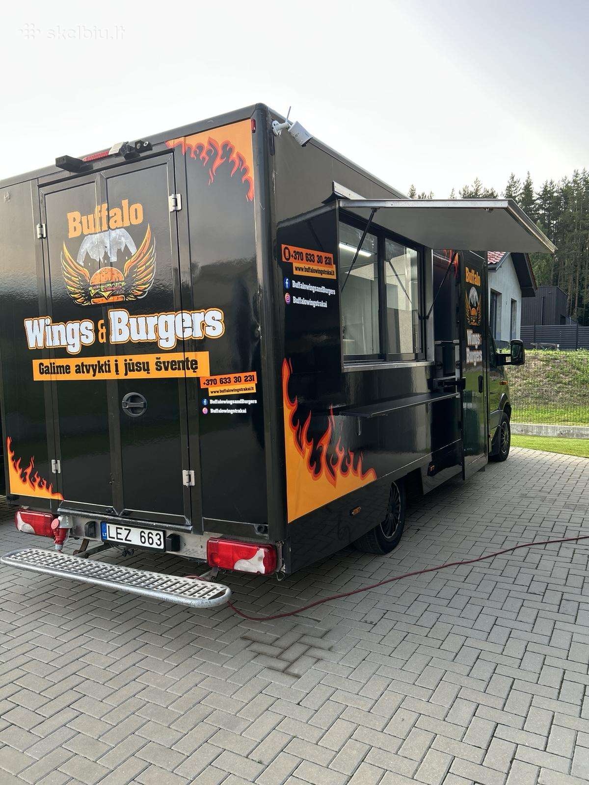 Food truck maisto vagonėlių įrengimas,pardavimas