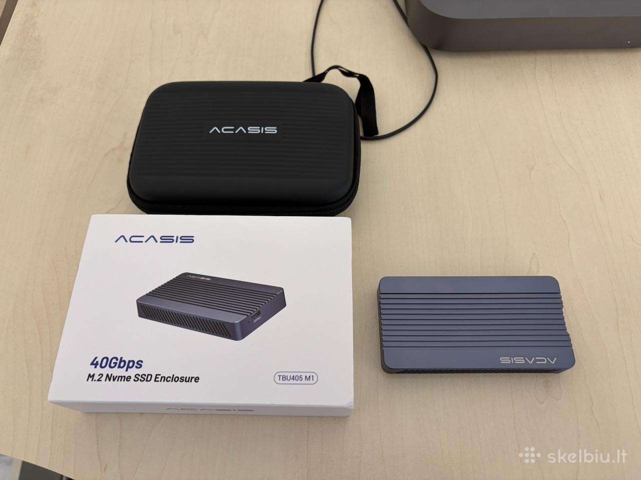 Acasis 40gbps Thunderbolt4/usb4 išorinė dėžutė