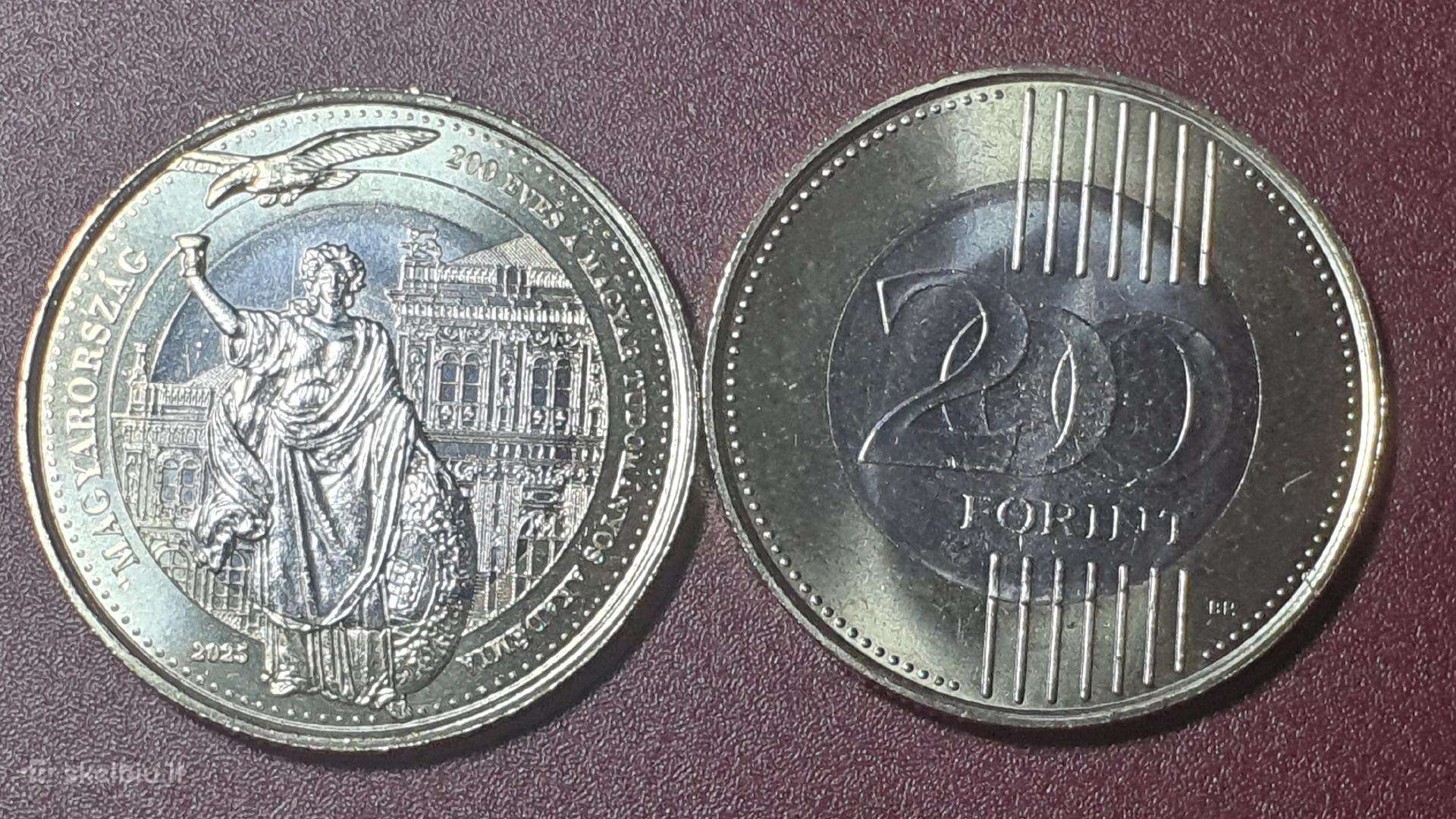 Vengrija 200 forintų, 2025 Mokslų akademijai 200