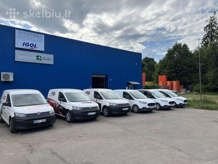 Vairuotojo, išvežiojimas auto prekių po Vilnių