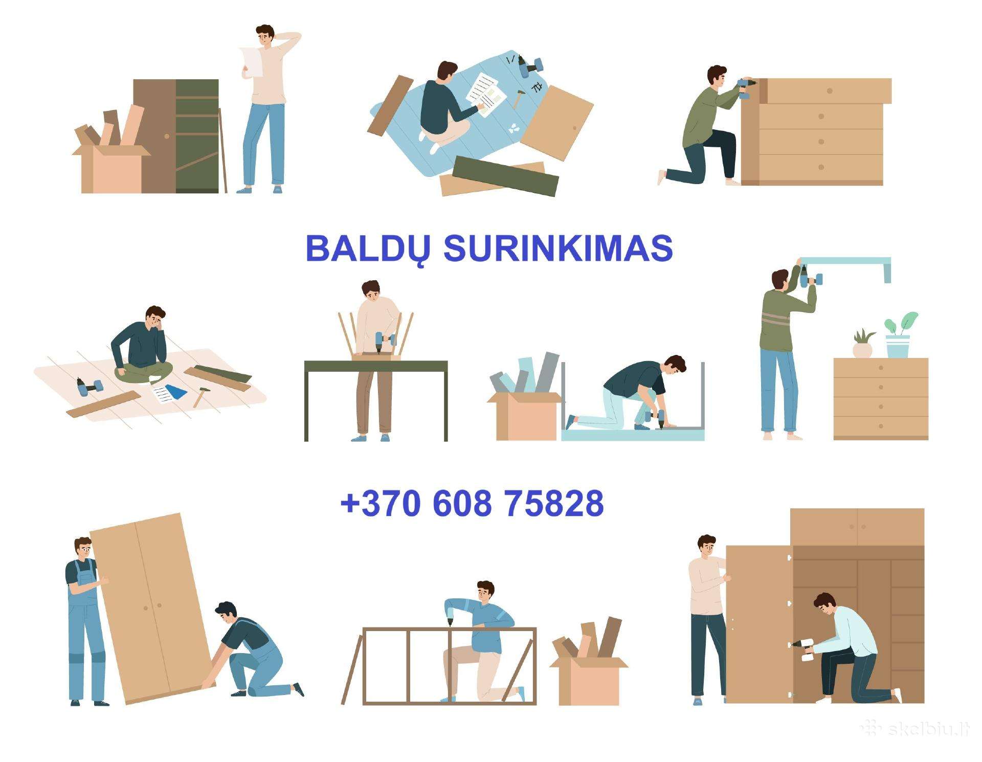 Baldų surinkimas