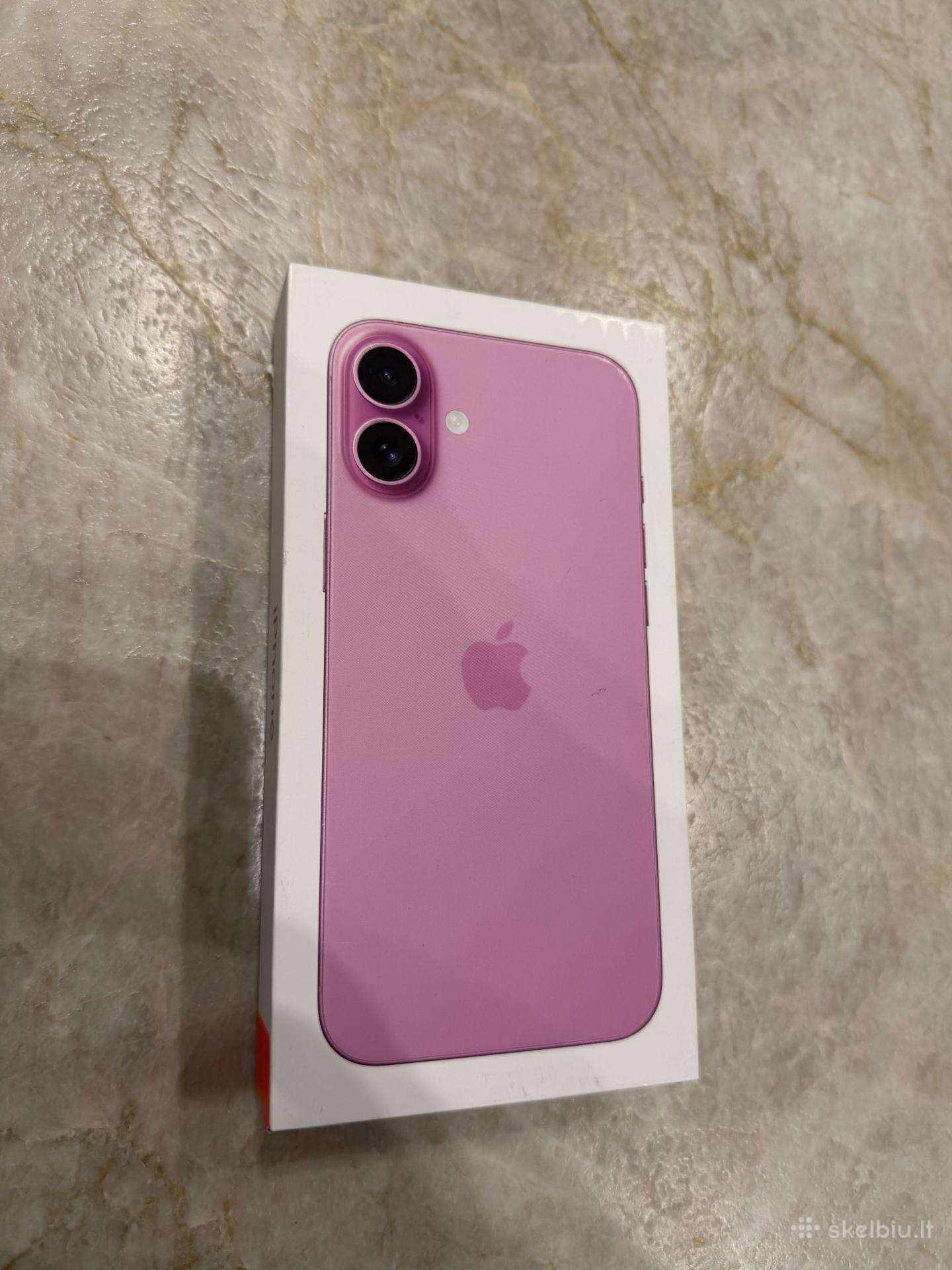 iPhone 16 plus 128gb pink 100% batt - 550eur