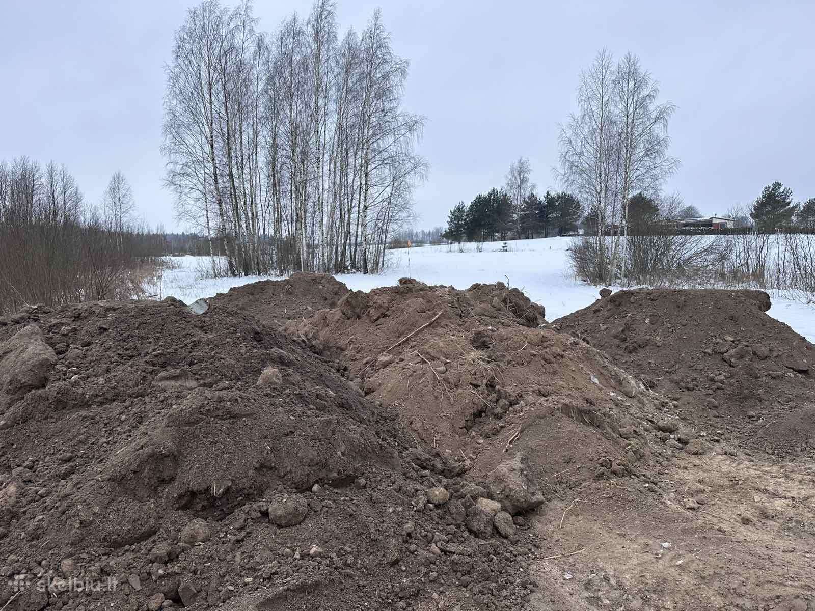 Žvyras,skalda,juodžemis, smėlis