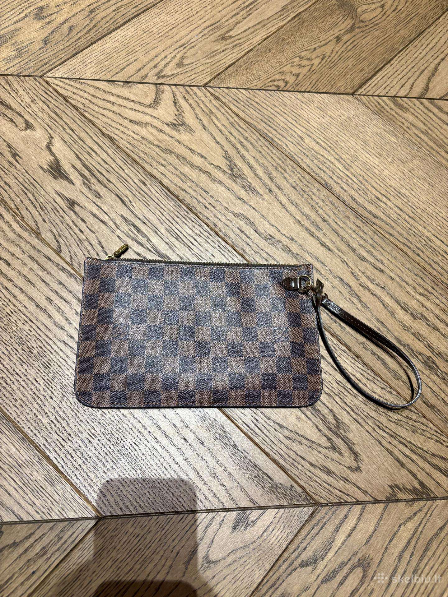 Louis Vuitton Neverfull Pochette (Damier Ebene)