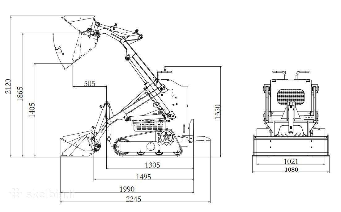 ENZO HT280, mini loaders