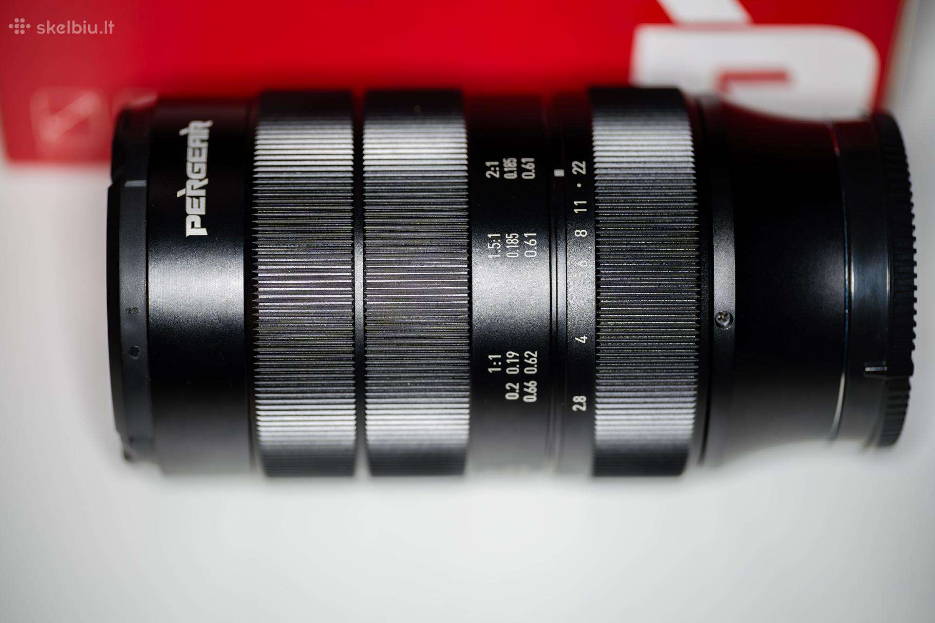 Pergear 60mm F2.8 Mk2 2x Macro objektyvas Sony Fe