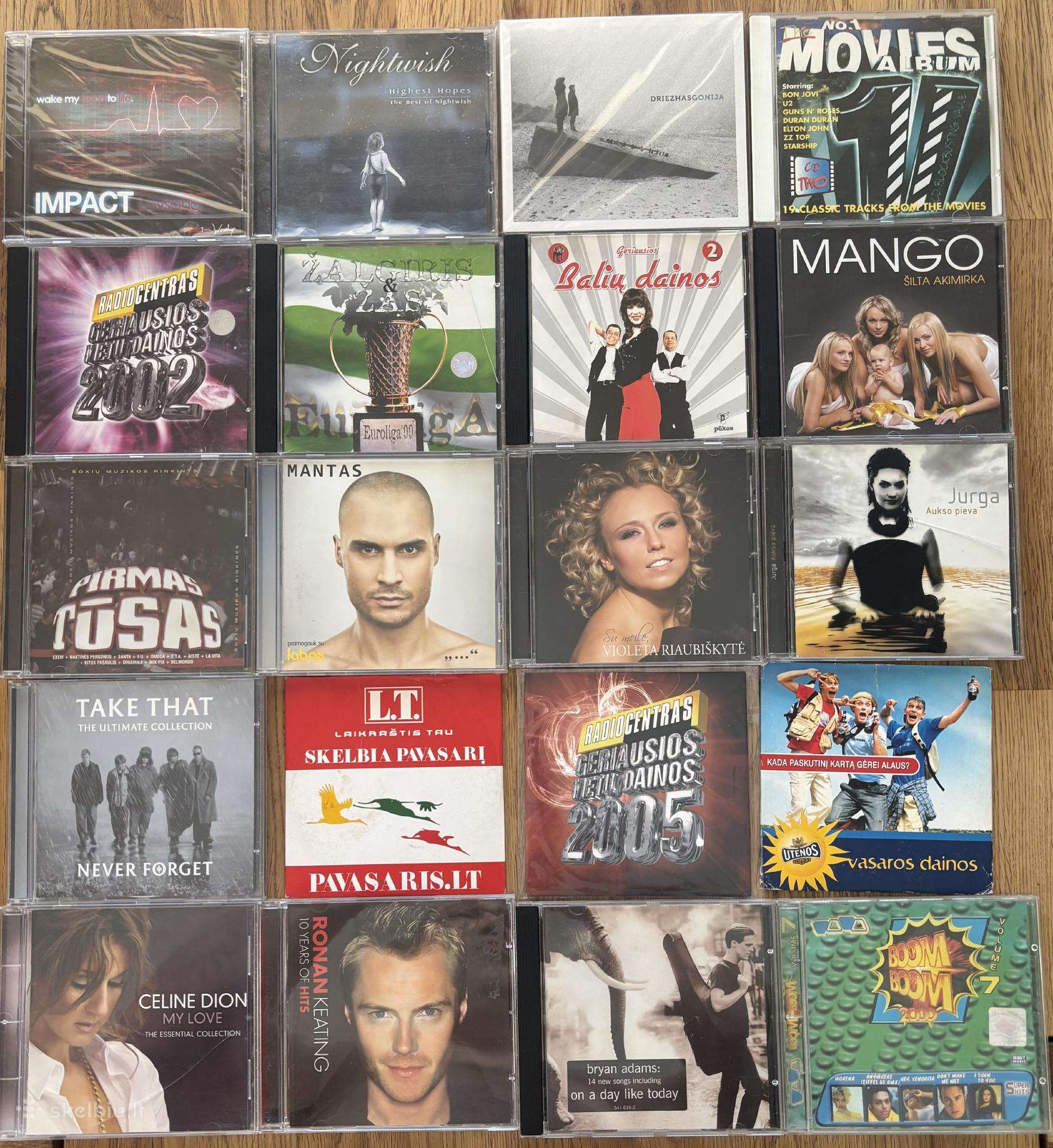 Įvairių 19 vnt. CD rinkinukas