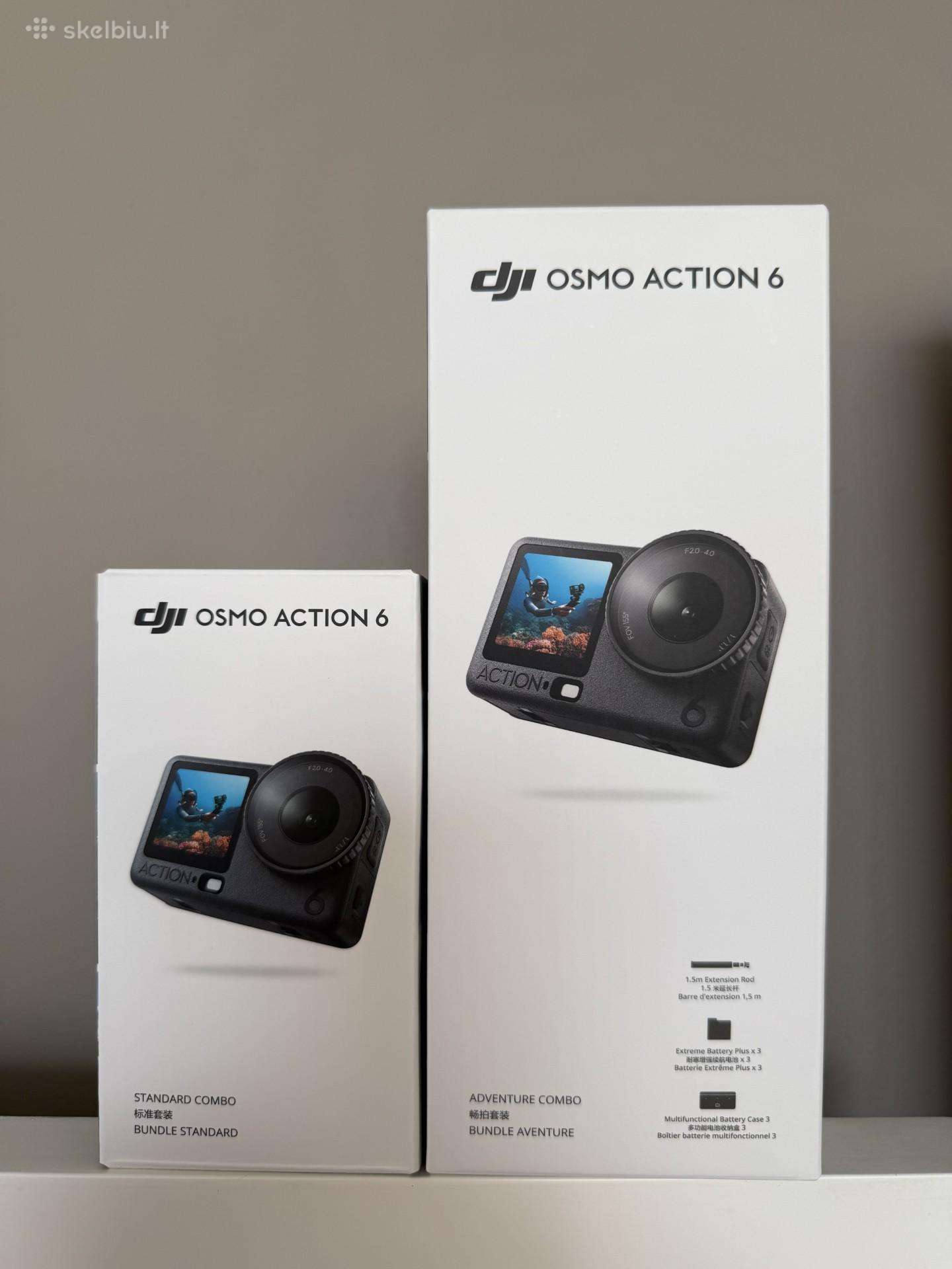 Dji Osmo Action 6 Standart / Adventure - turime