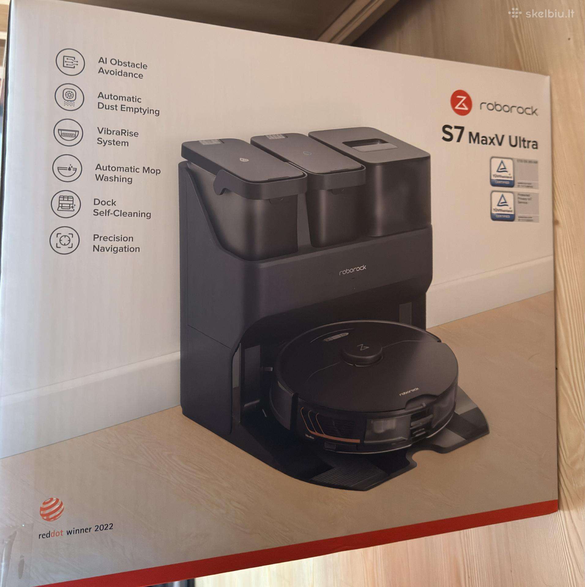 Roborock S7 Maxv Ultra robotas siurblys