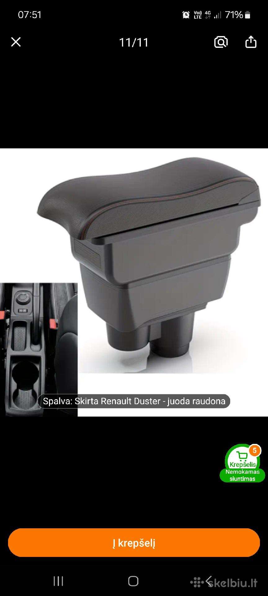Skirta Dacia Duster porankis Dacia Duster 20e.