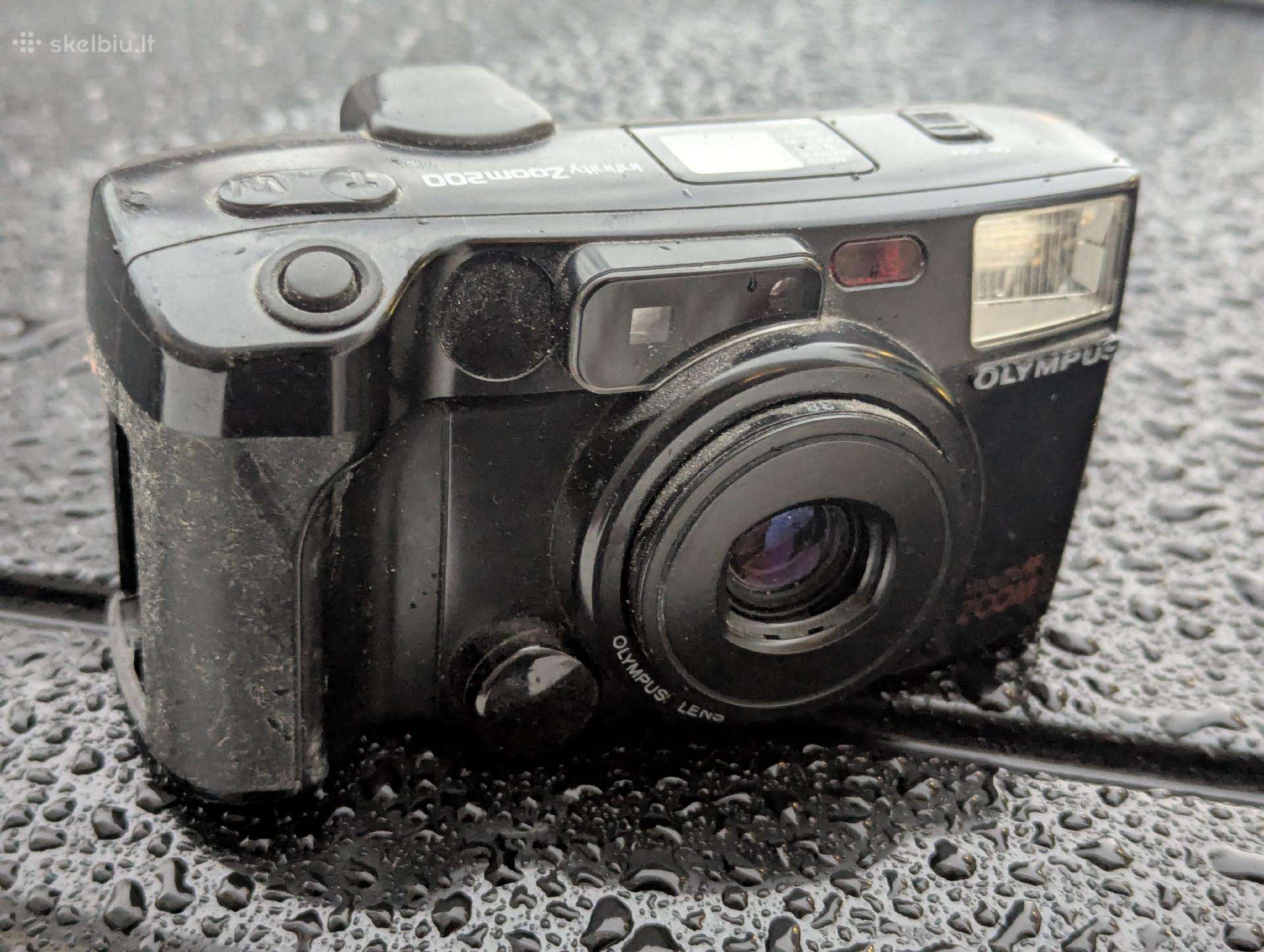 Olympus infinity zoom 200 juostinis fotoaparatas