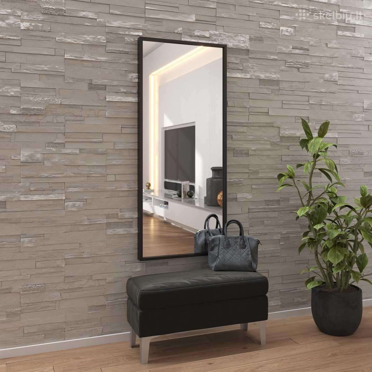 Naujas veidrodis, 50x120cm, 2 vnt.