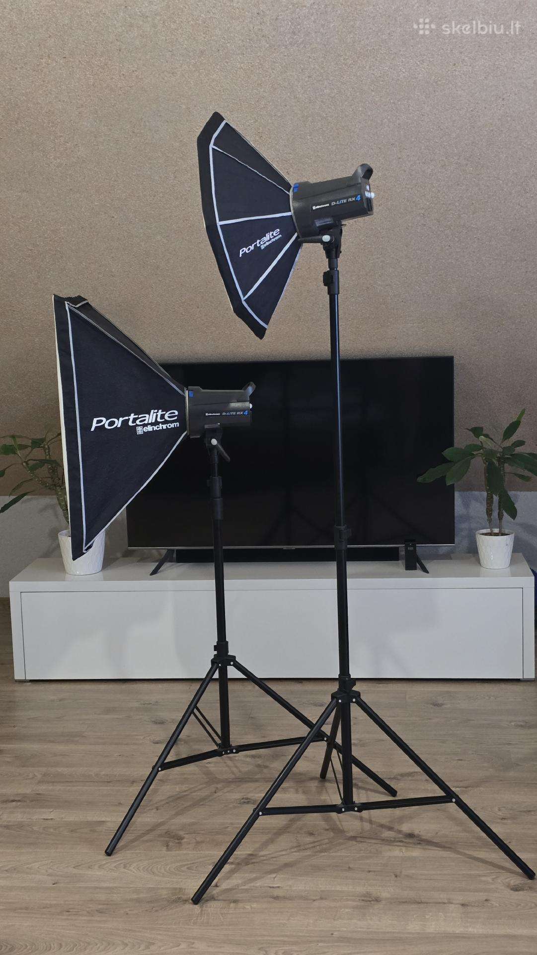 Elinchrom D-lite Rx 4 + Elsp-hs paleidėjas canon