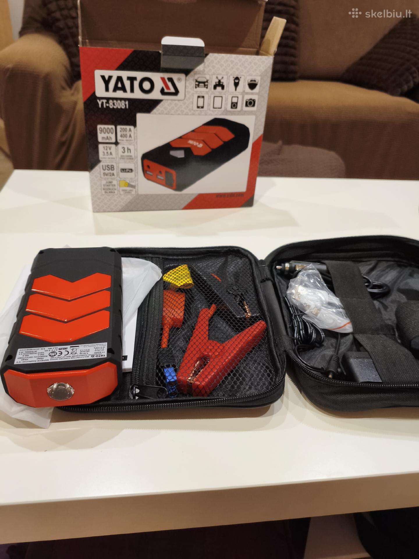 Įkroviklis 9000mah YT-83081 Yato