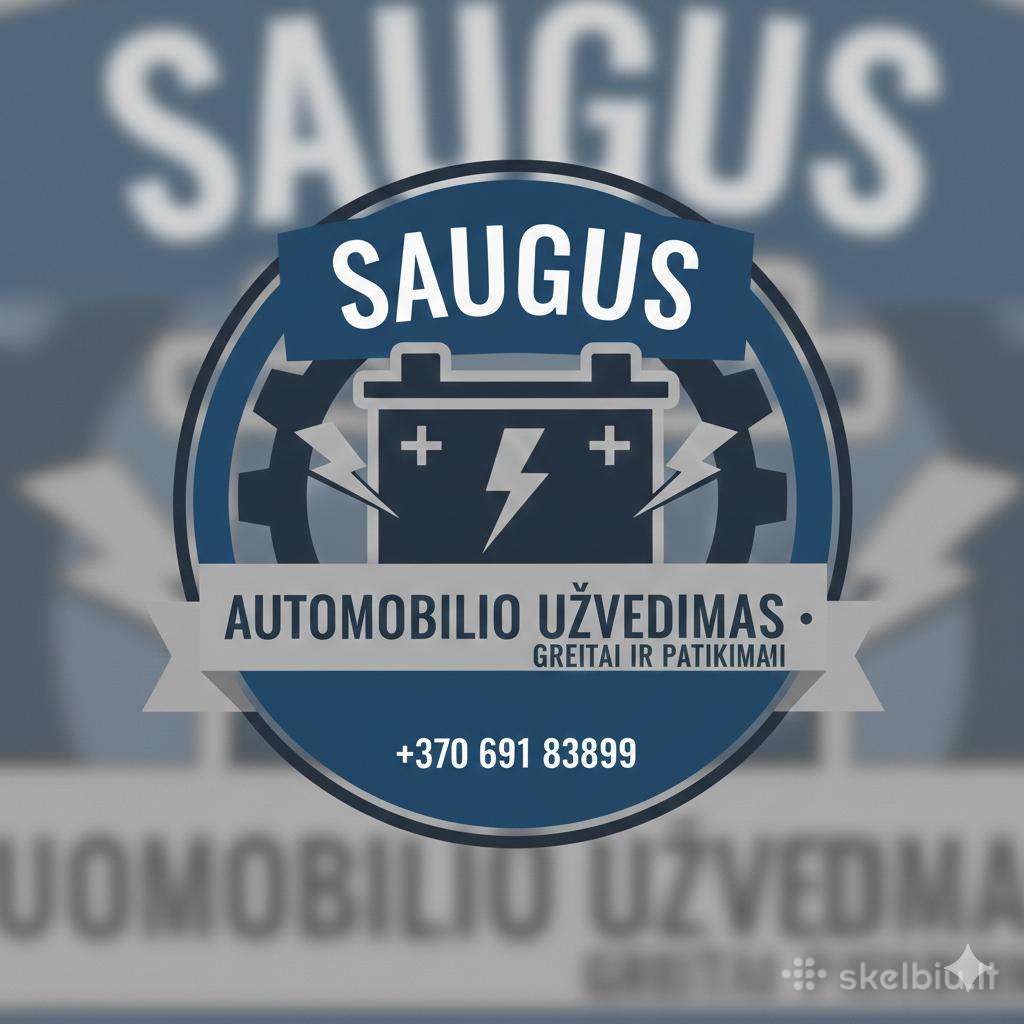 Automobilio užvedimas Vilniuje ir aplink. Kaina 25