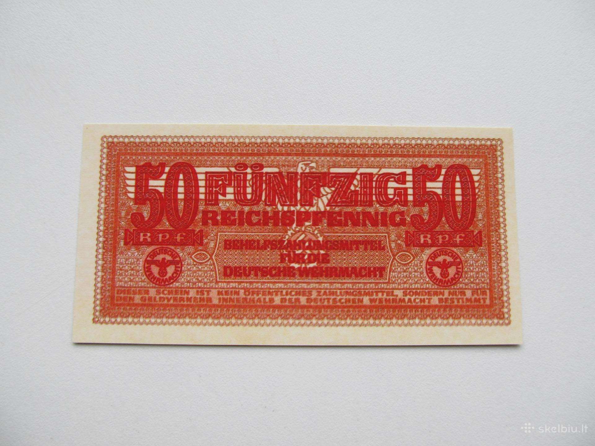 50 reichspfenigiu , Vermacht Vokietija , 1942