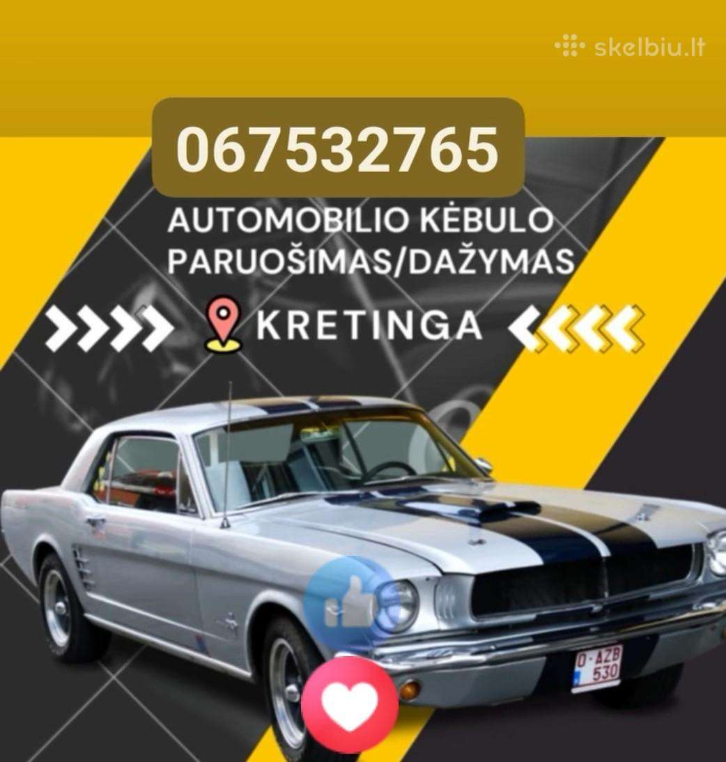 Automobilių kėbulo remontas, dažymas.