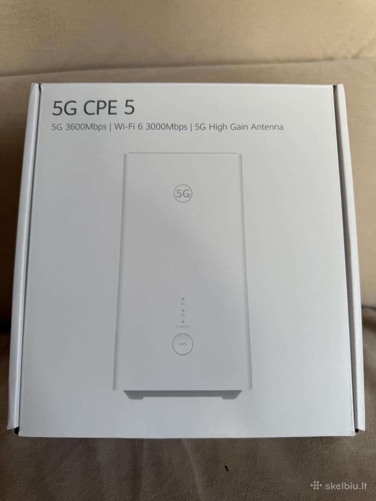 Naujas Huawei 5G cpe5 maršrutizatorius