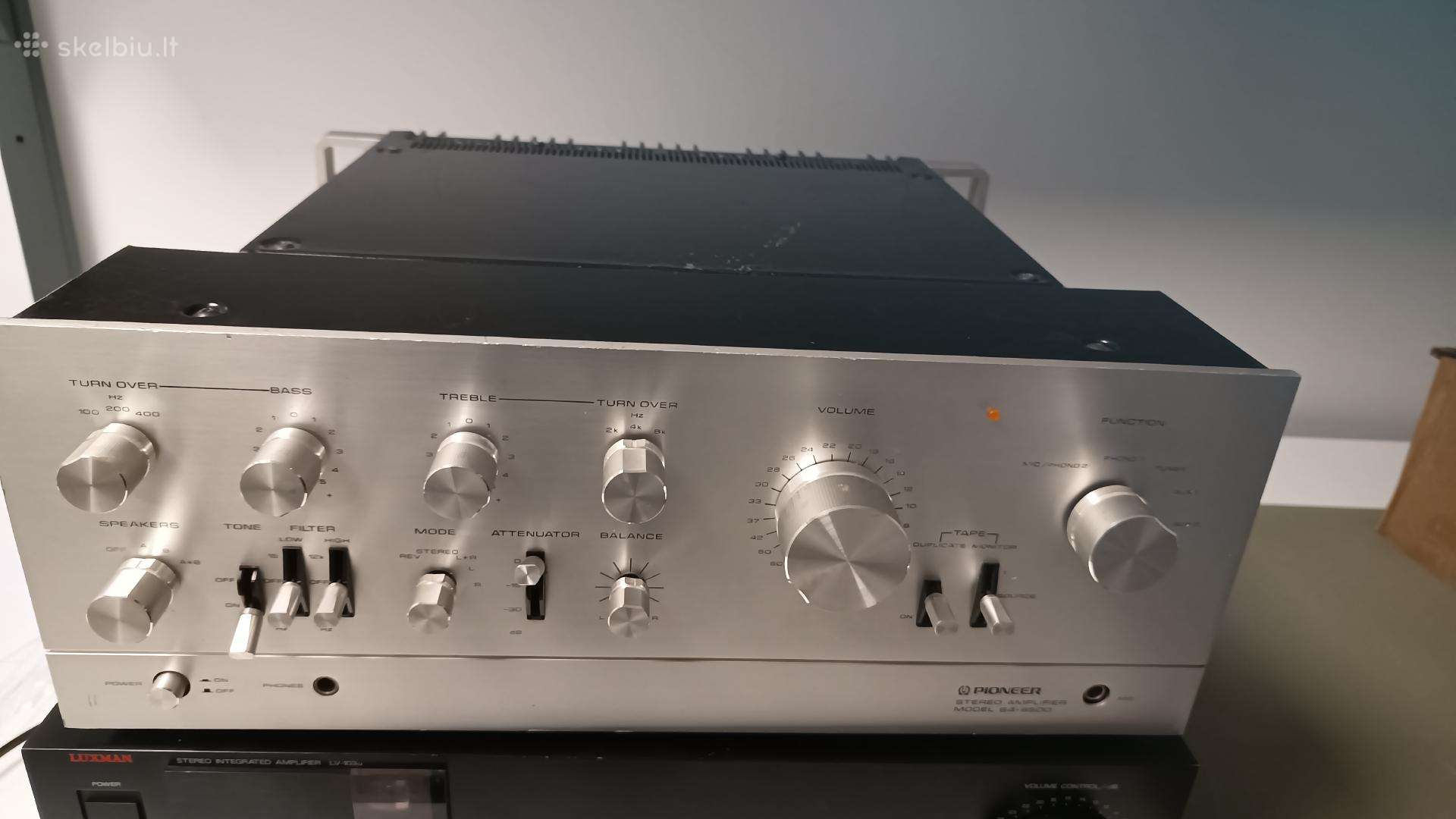 Stiprintuvai,pioneerSa9500,LuxmanLv103,