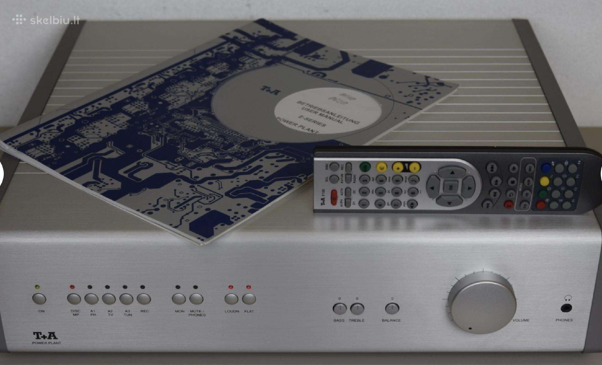 T+a Powerplant Mk II E-serie stiprintuvas