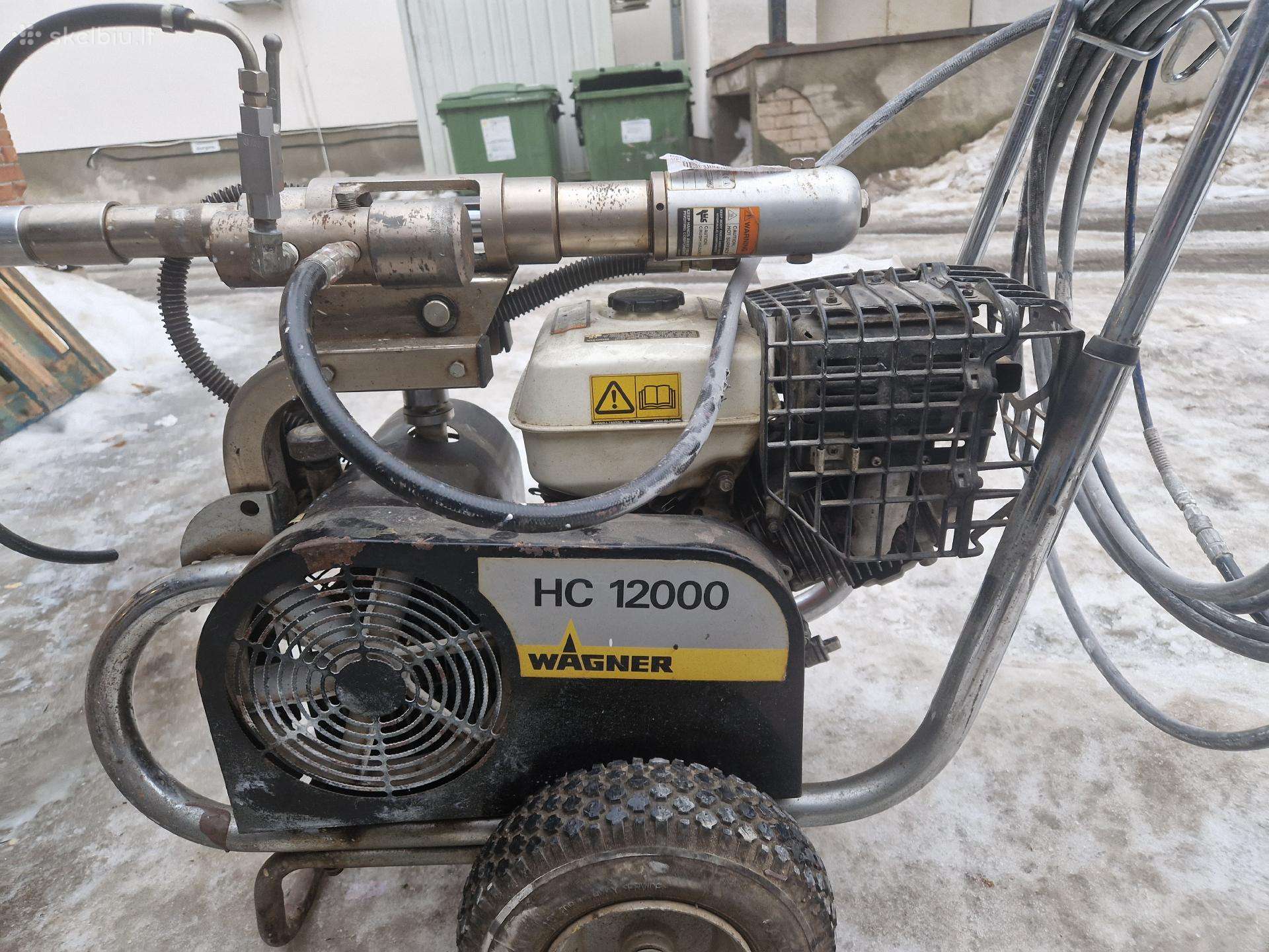 Benzininė dažymo-glaistymo įranga Wagner Hc12000
