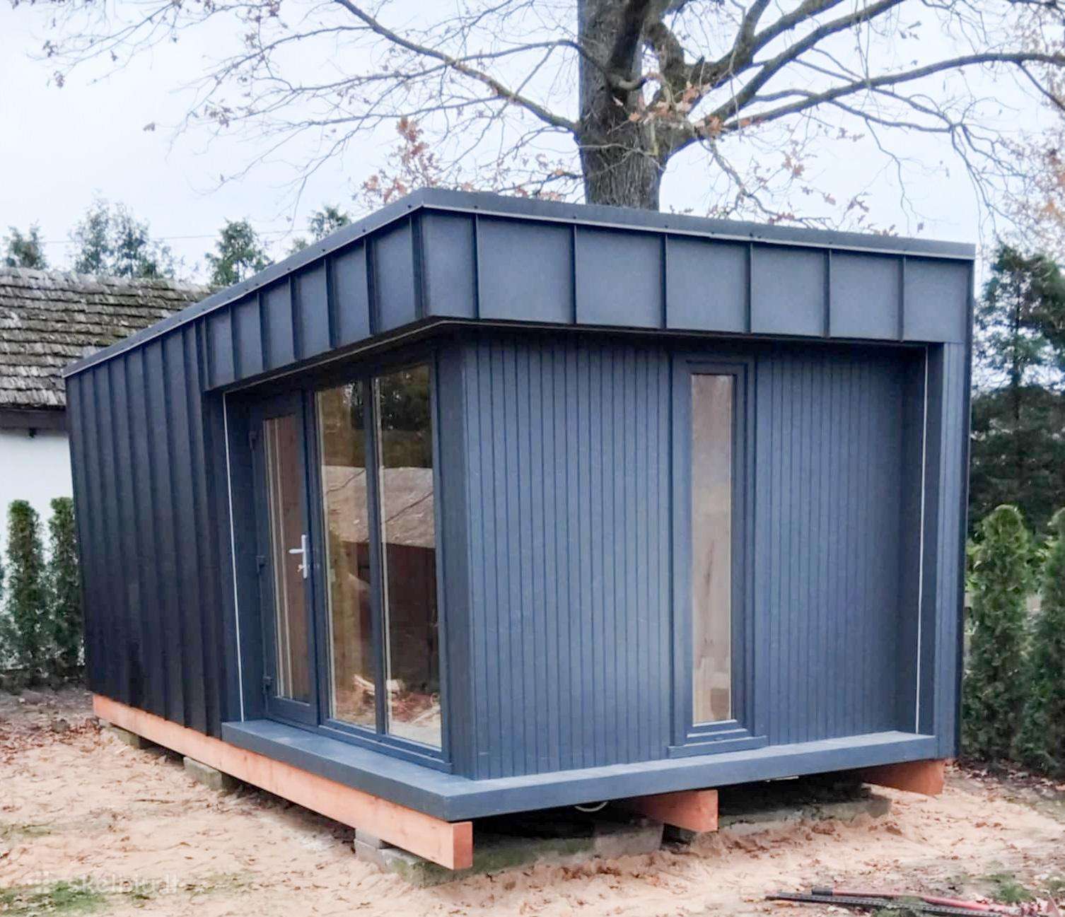 Moderni karkasinė pirtis 3,10m x 6,80m
