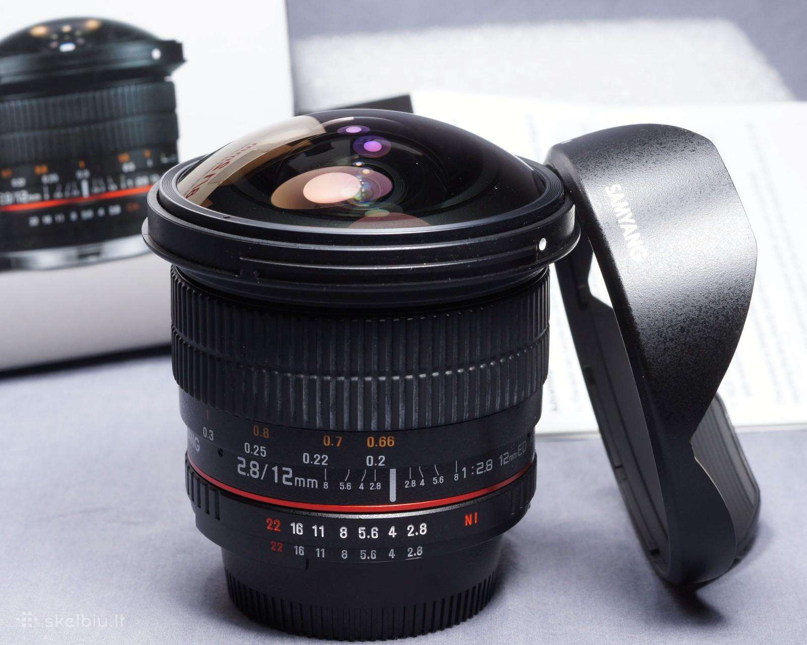 Nikon Samyang 12mm Fish-eye F2,8