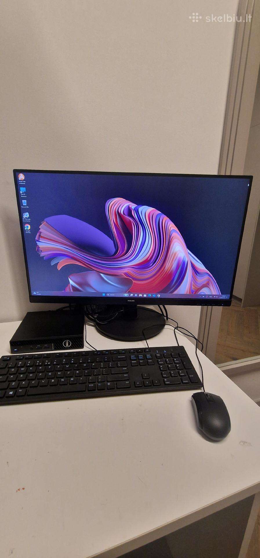 Dell Optiplex 3000 Micro + Philips 27" monitorius