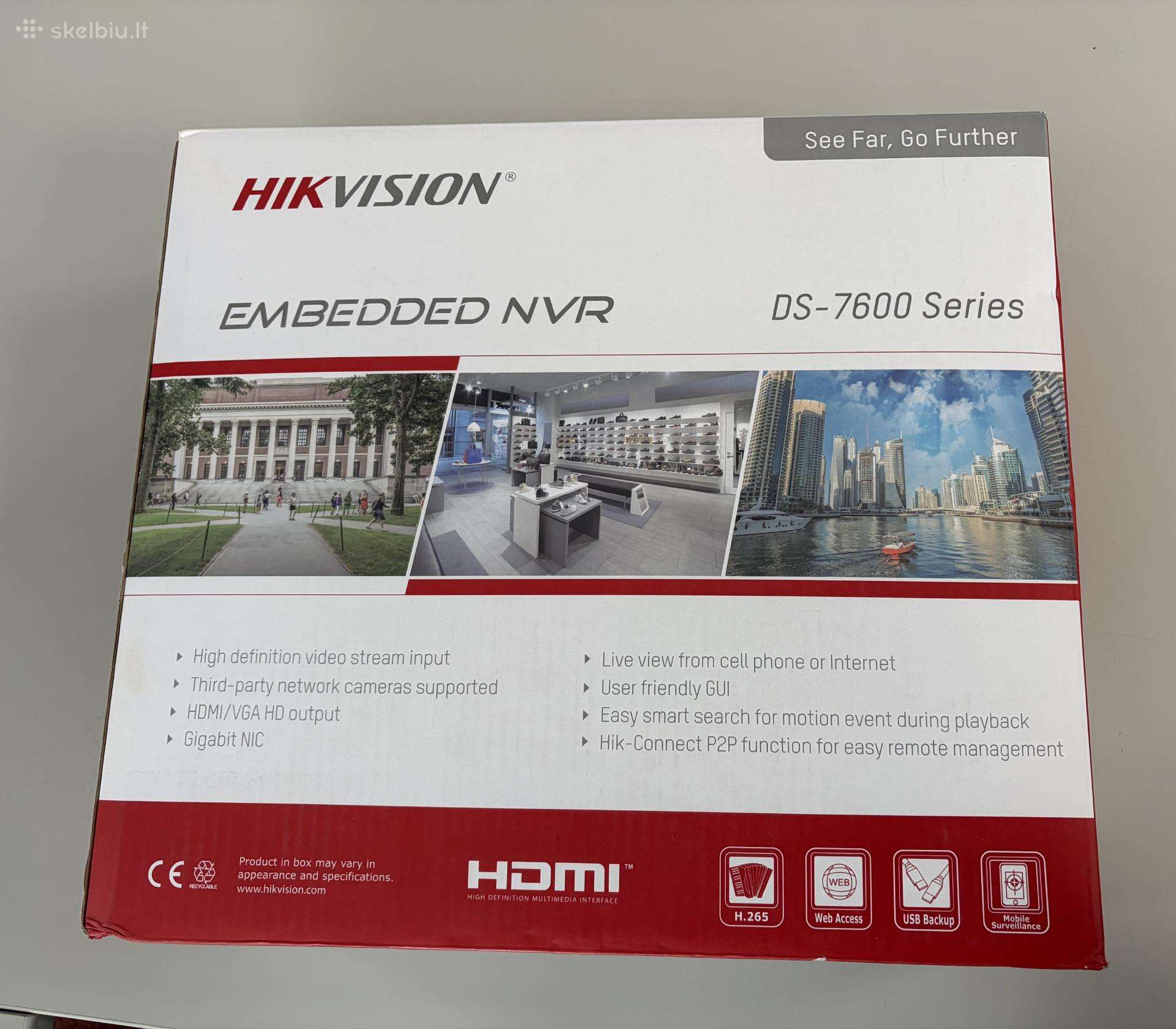 Naudotas Hikvision Nvr vaizdo įrašymo įrenginys