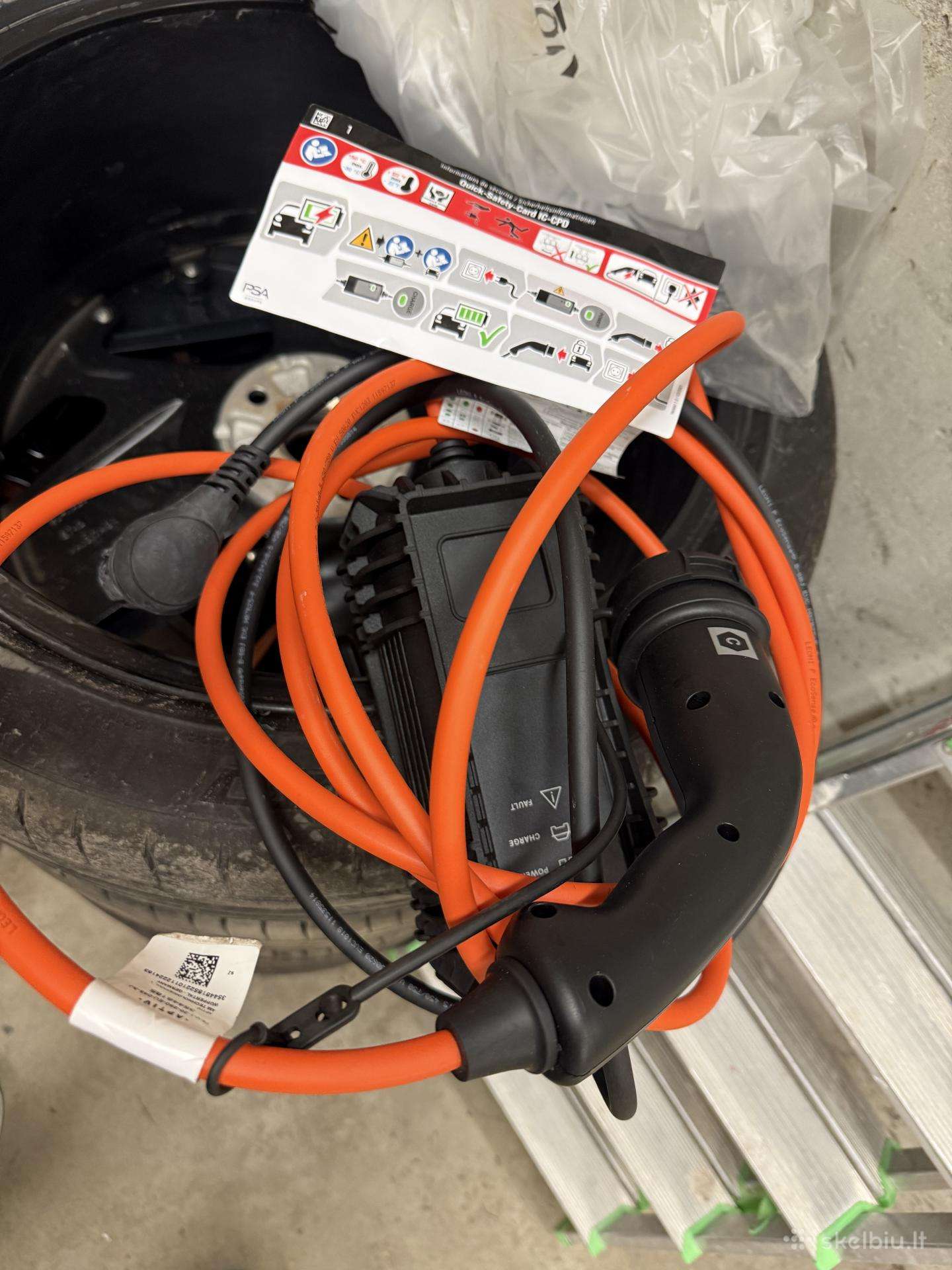 Ev įkroviklis - iš buitinio kištuko iki 16a 230v.