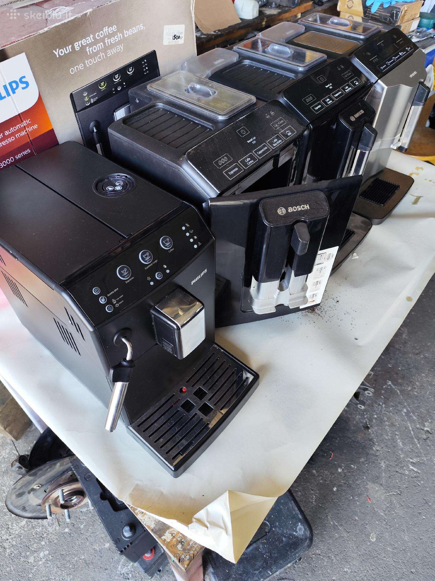 Bosch Siemens Philips kavos aparatai